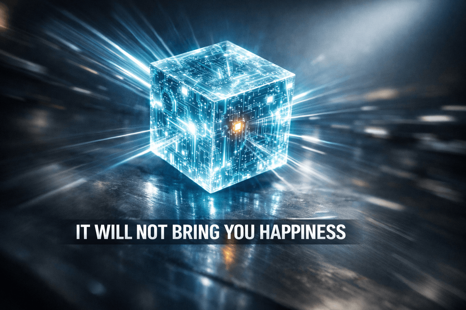 It Will Not Bring You Happiness: Advice - May 20