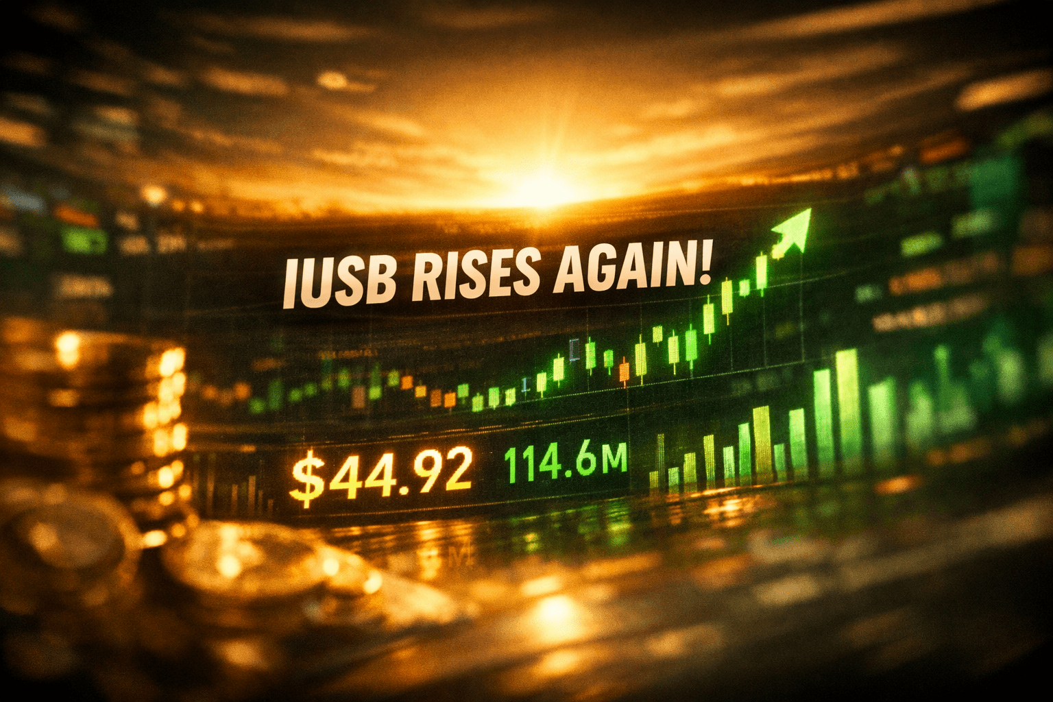 Iusb Rises +0.07% in Today's Trading - Sep 23