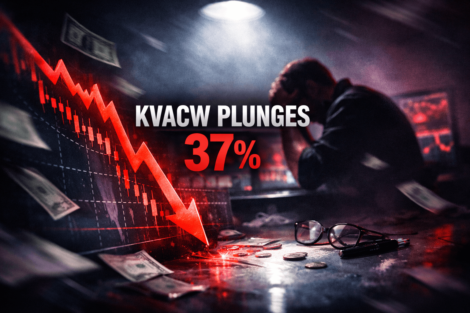 Kvacw Drops -37.15% in Today's Trading - Jul 4