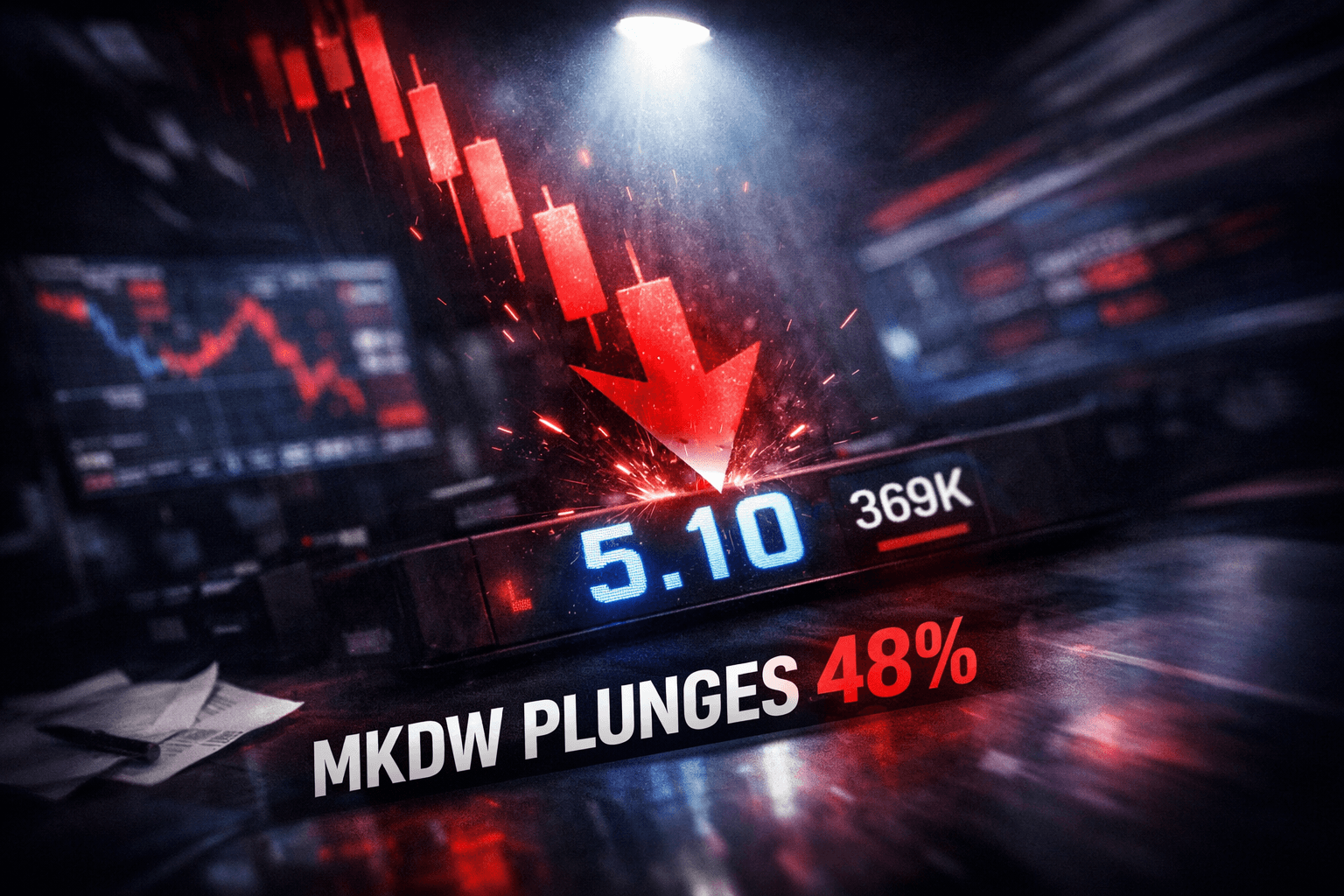 Mkdw Drops -48.48% in Today's Trading - Sep 12