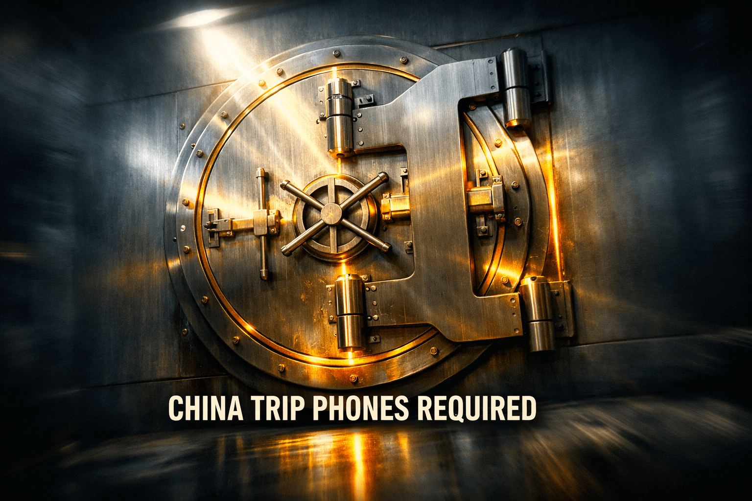 Morgan Stanley Separate Phone for China Trips - May 20