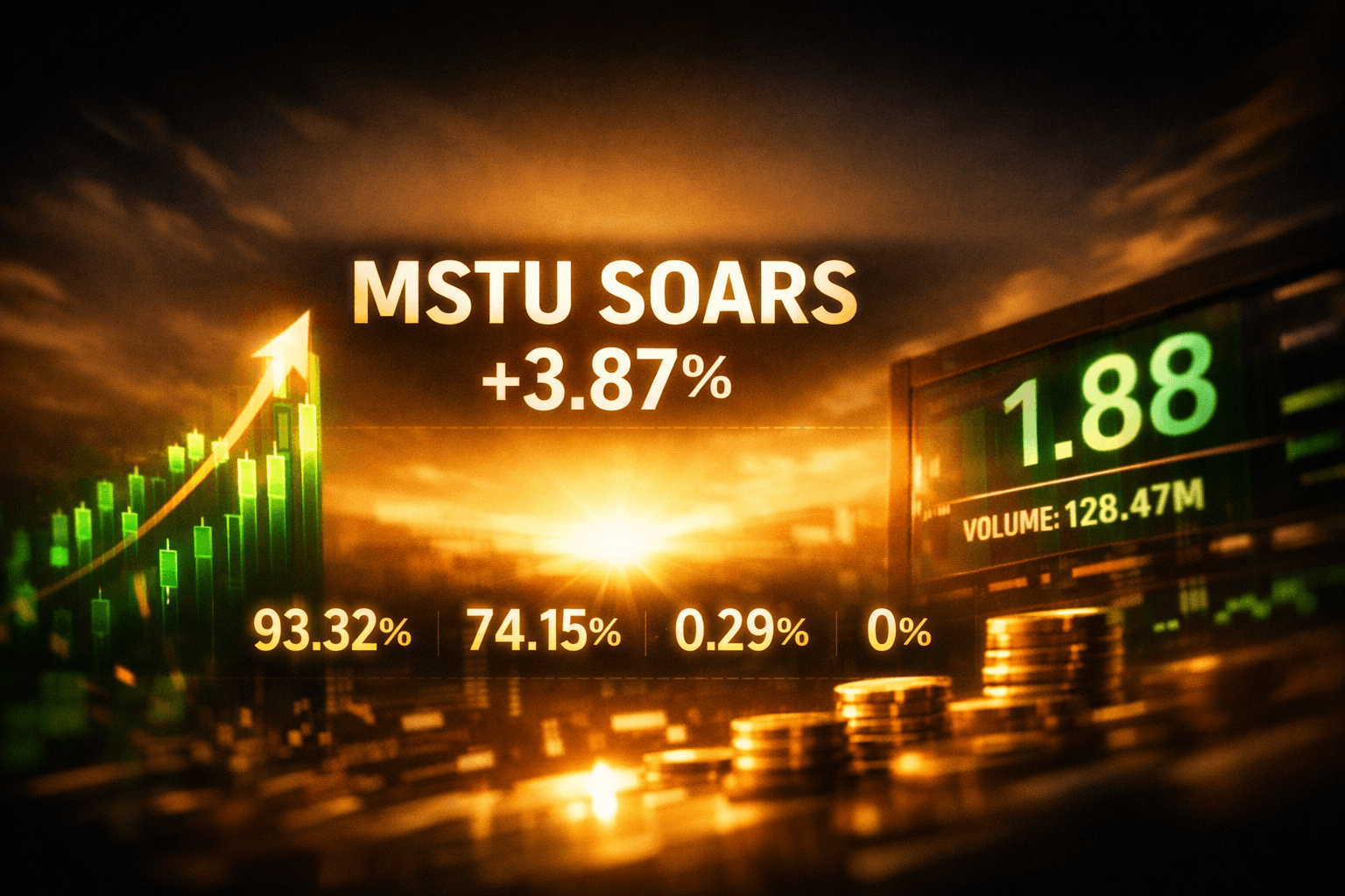 Mstu Rises +3.87% in Today's Trading - Aug 14