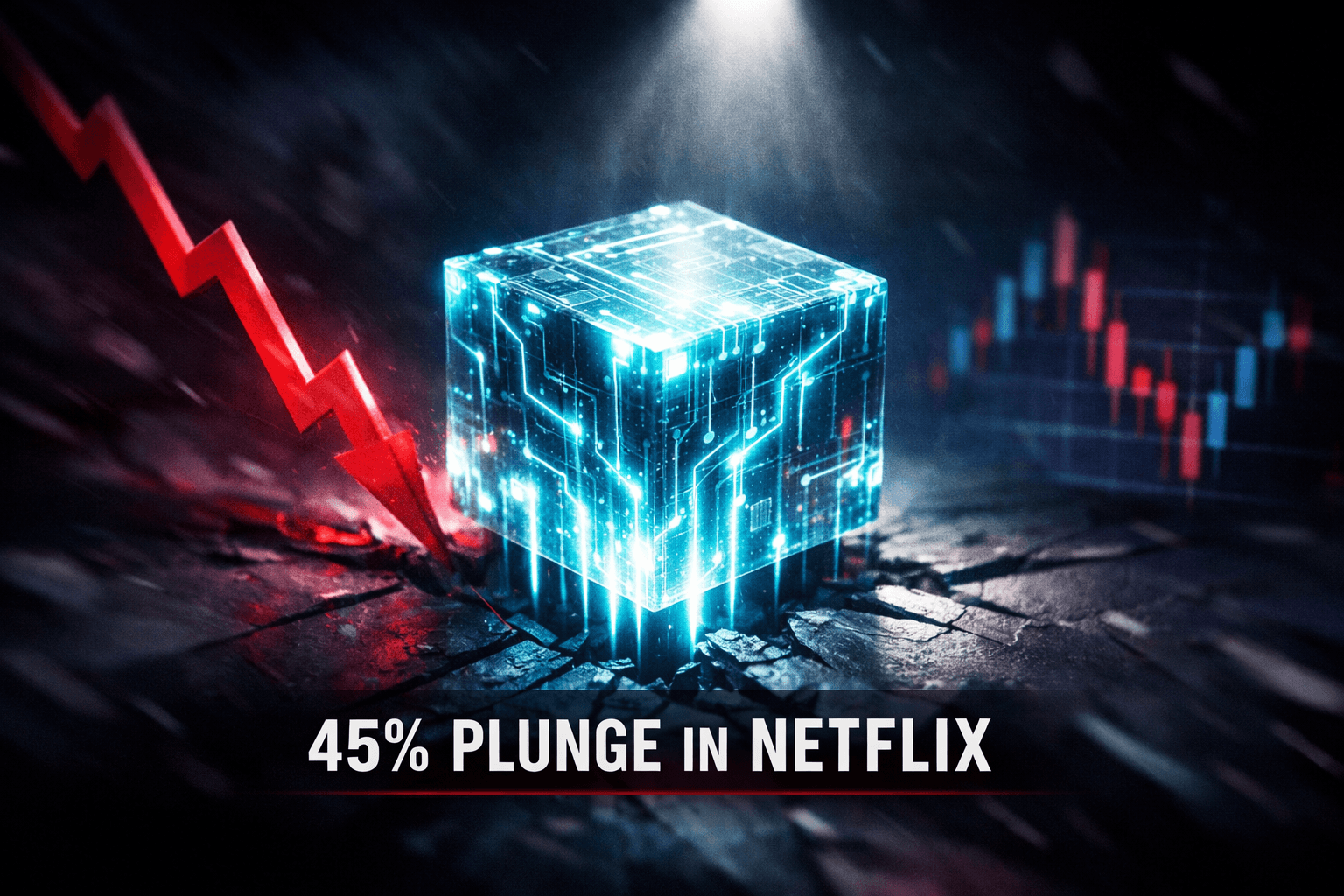 Netflix's 45% Plunge: Largest 200-Day MA Gap - Jun 26