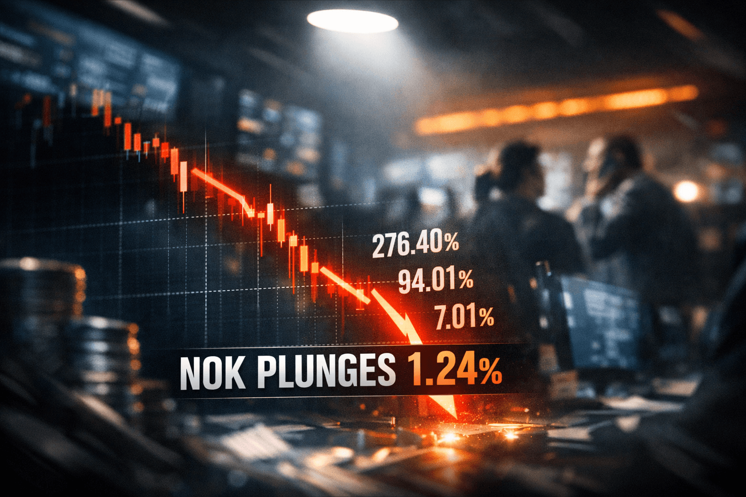Nok Falls -1.24% in Today's Trading - May 5