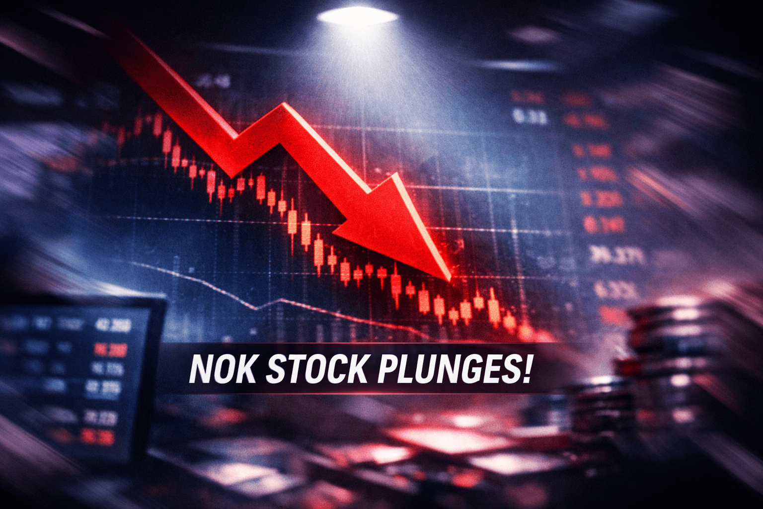 Nok Falls -3.57% in Today's Trading - Jul 29