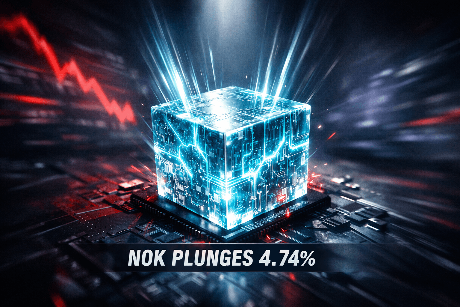 Nok Falls -4.74% in Today's Trading - May 28