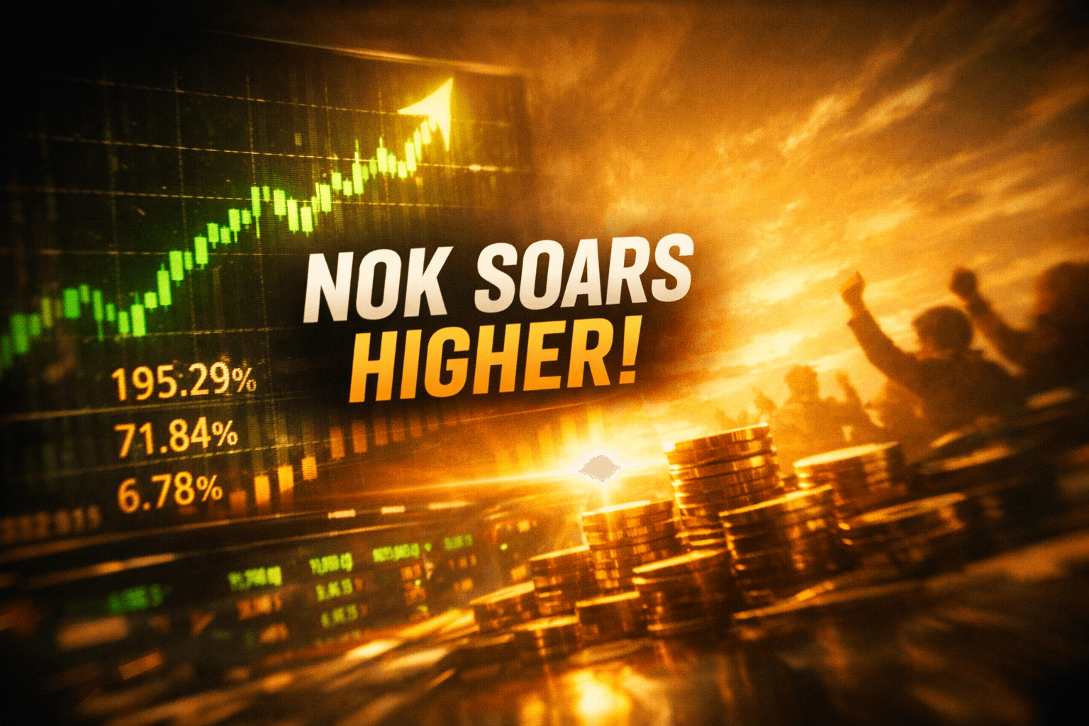 Nok Rises +4.67% in Today's Trading - Apr 24