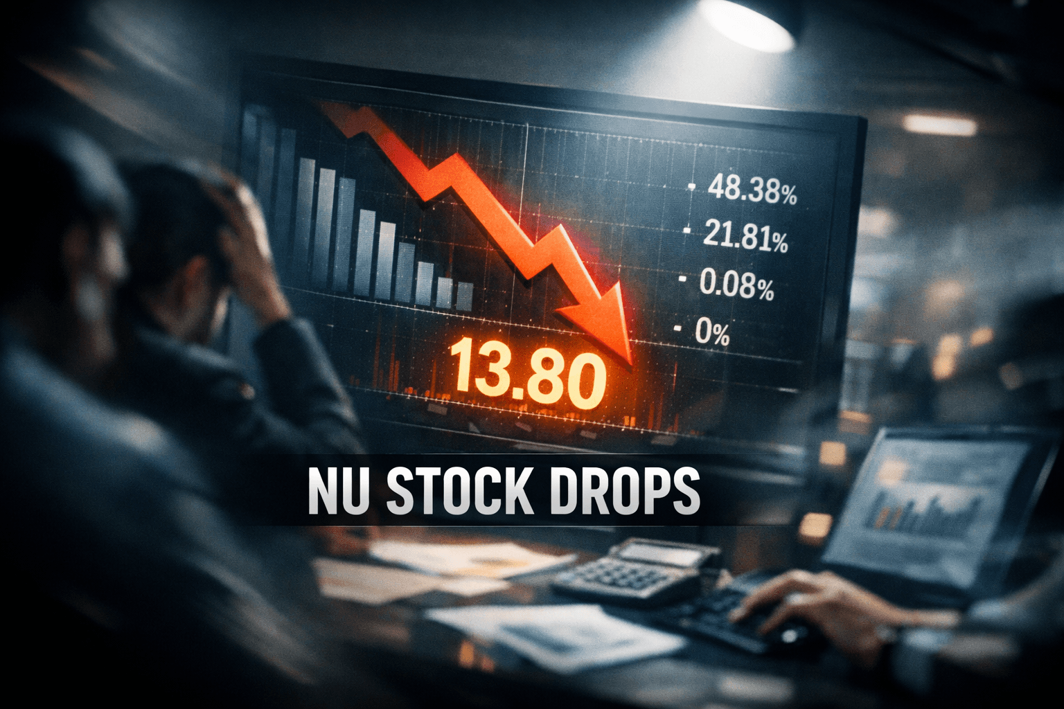 Nu Falls -0.55% in Today's Trading - Jul 17