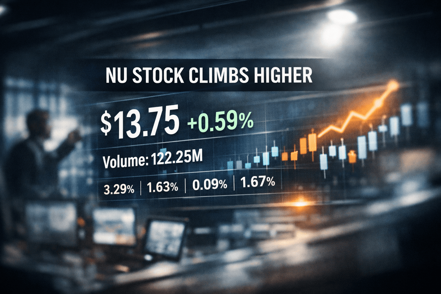 Nu Rises +0.59% in Today's Trading - Jul 13