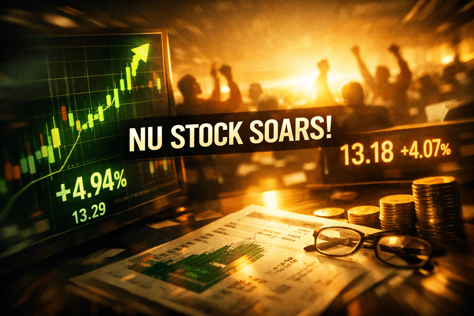 Nu Rises +4.94% in Today's Trading - Oct 2