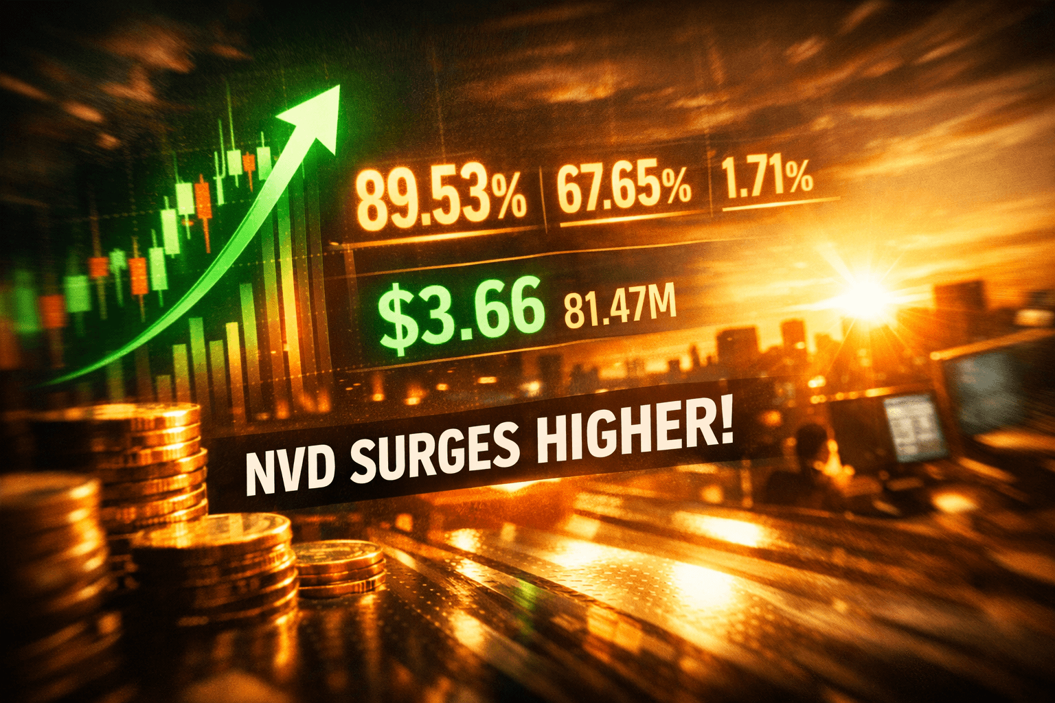 Nvd Rises +1.39% in Today's Trading - Sep 30