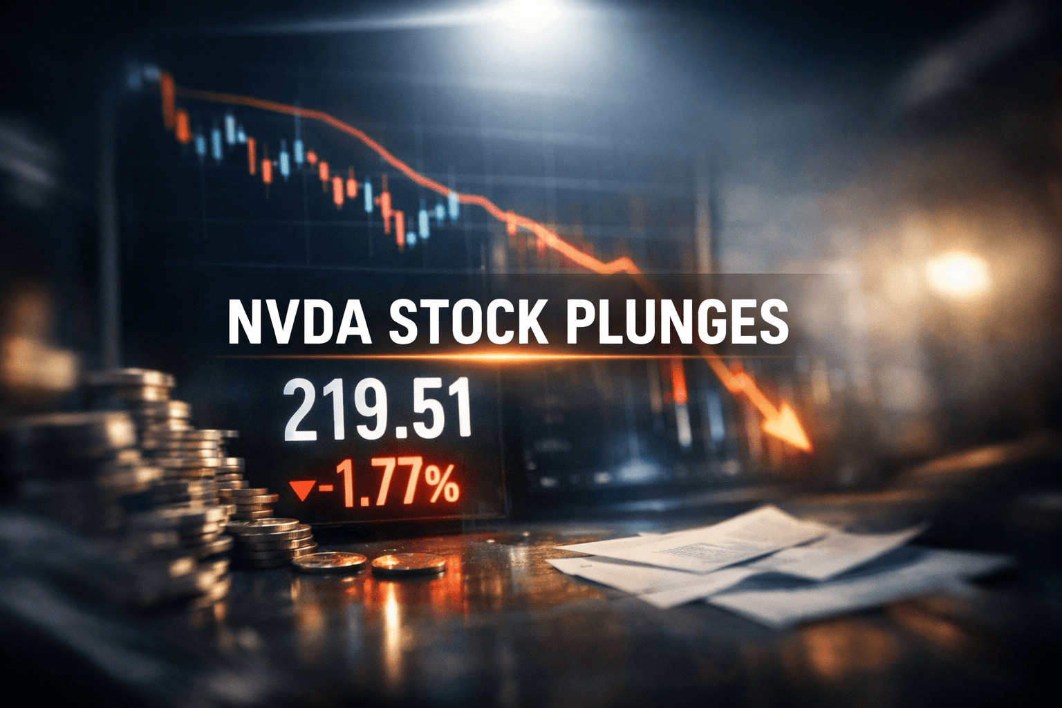 NVDA Falls -1.77% in Today's Trading - May 23