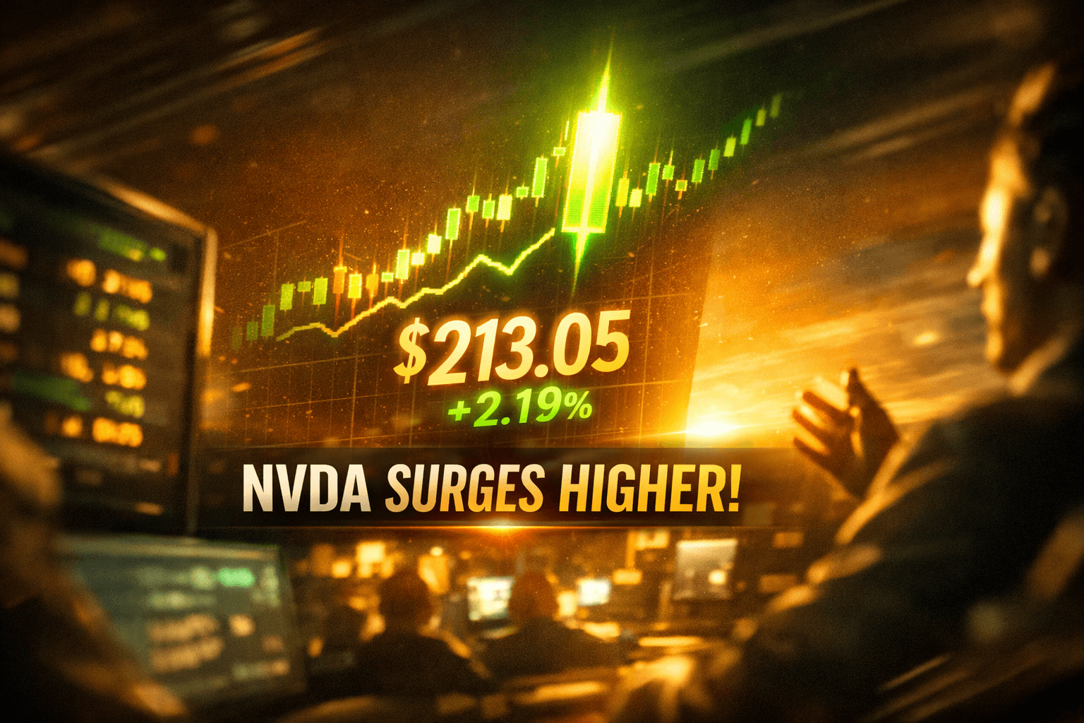 NVDA Rises +2.19% in Today's Trading - Aug 26