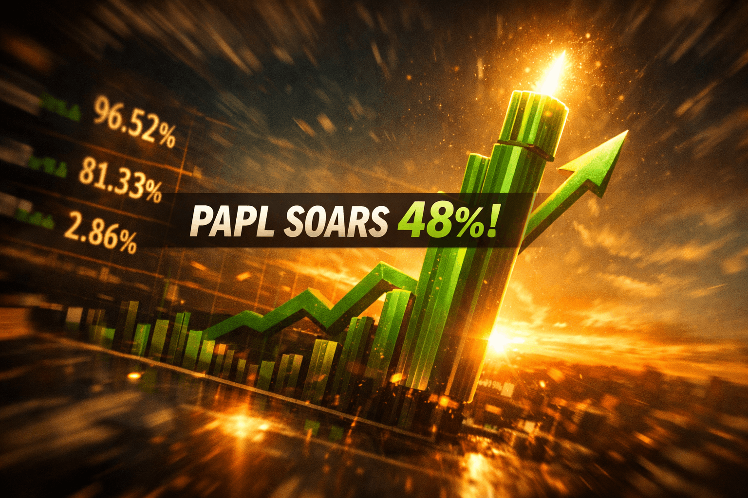 Papl Rises +48.00% in the Last Trading Day - Apr 25