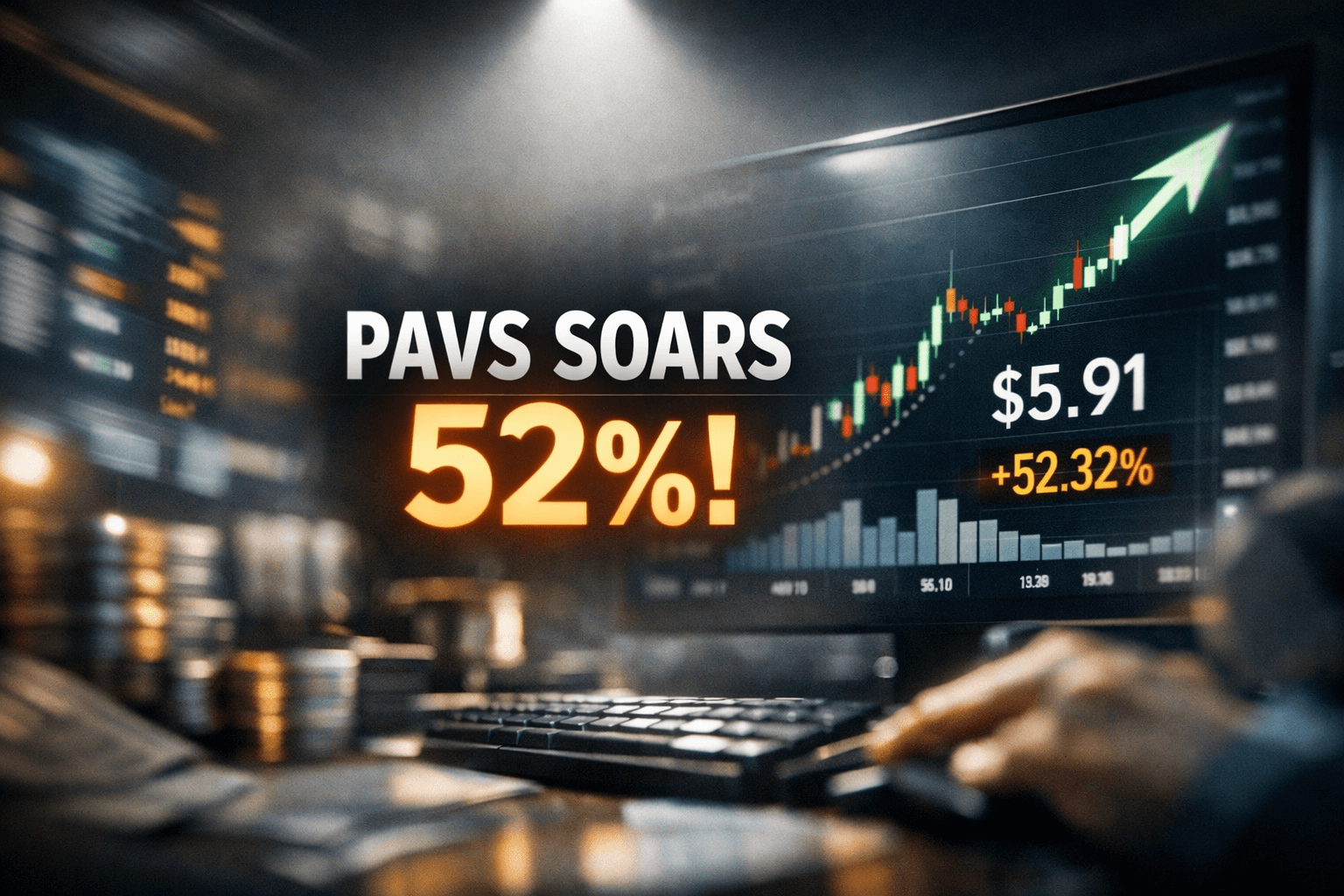 Pavs Surges +52.32% in the Last Trading Day - Jul 25