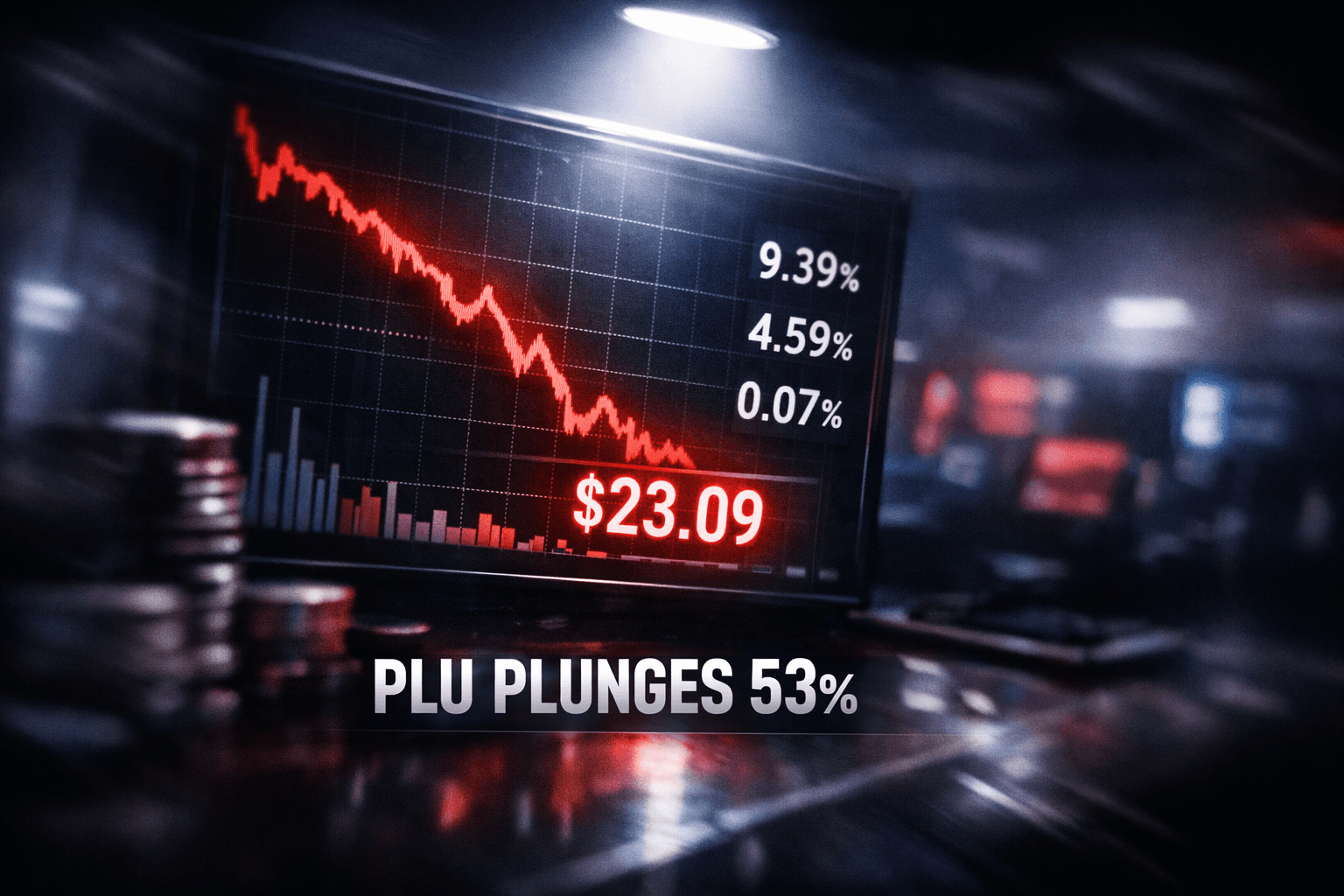 Plu Drops -53.33% in the Last Trading Day - Jun 6