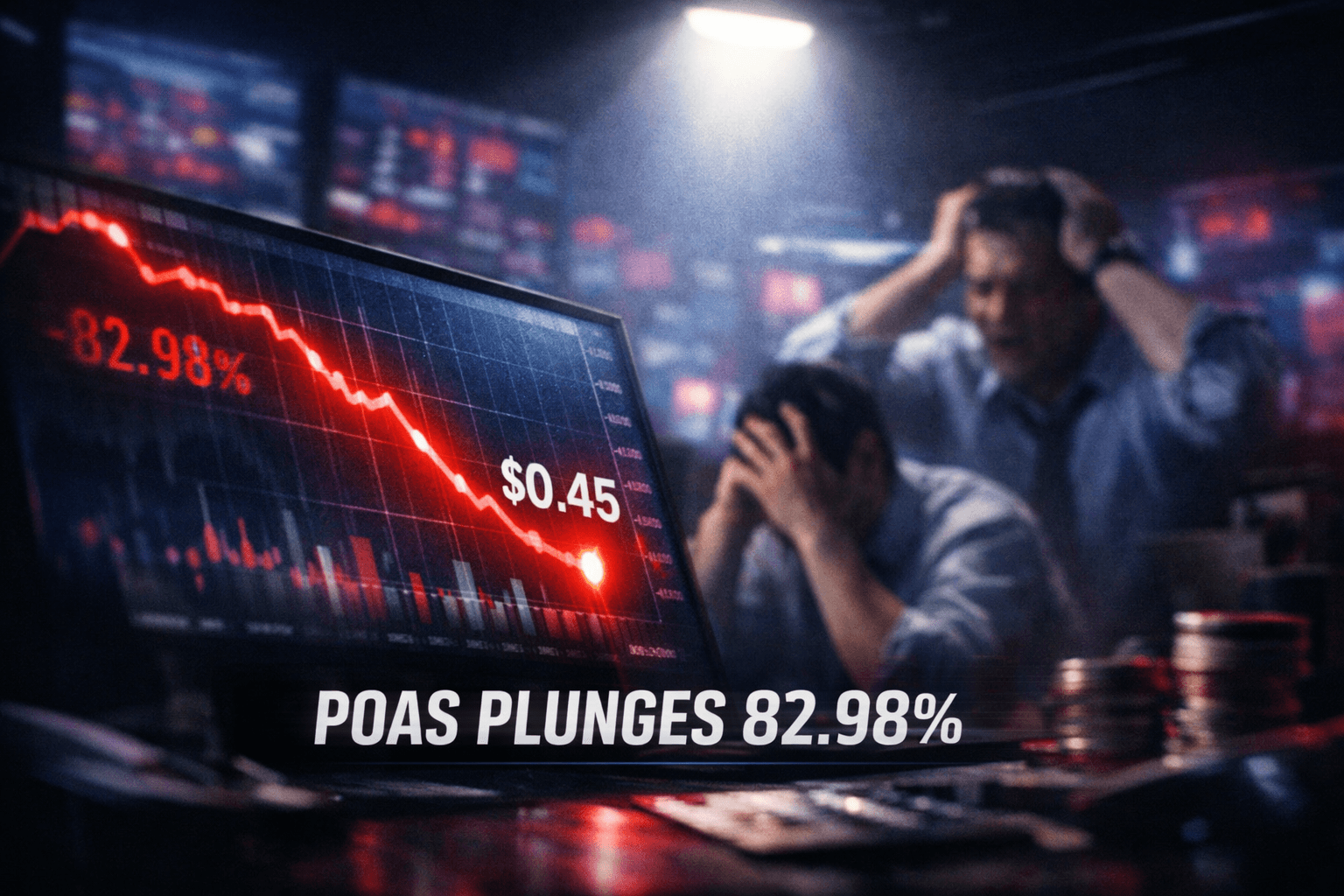 Poas Drops -82.98% in the Last Trading Day - May 30