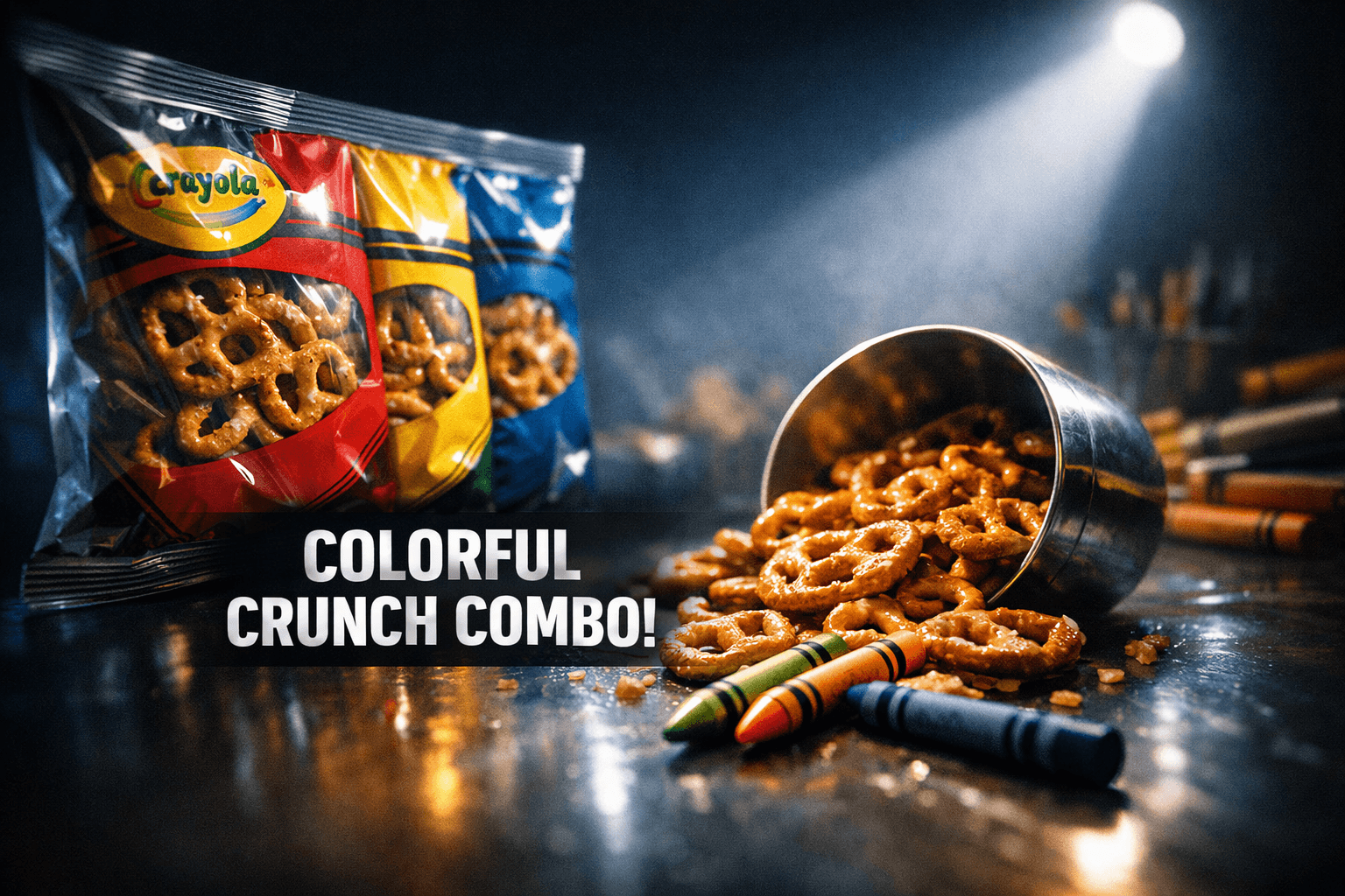 Pretzelized and Crayola Bring Bold Crunch Color - Jul 28