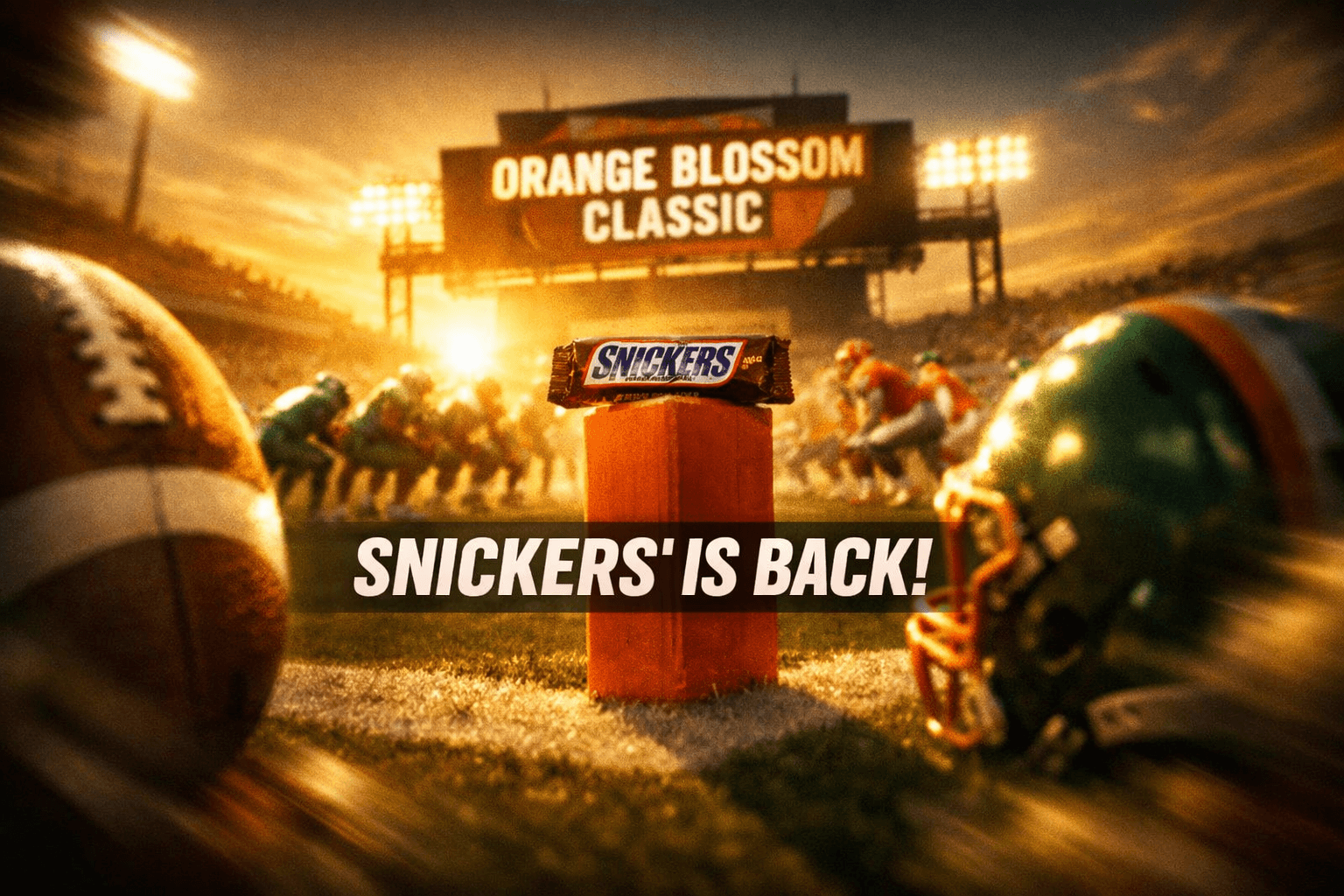 Snickers® Returns as Official Chocolate - Sep 2