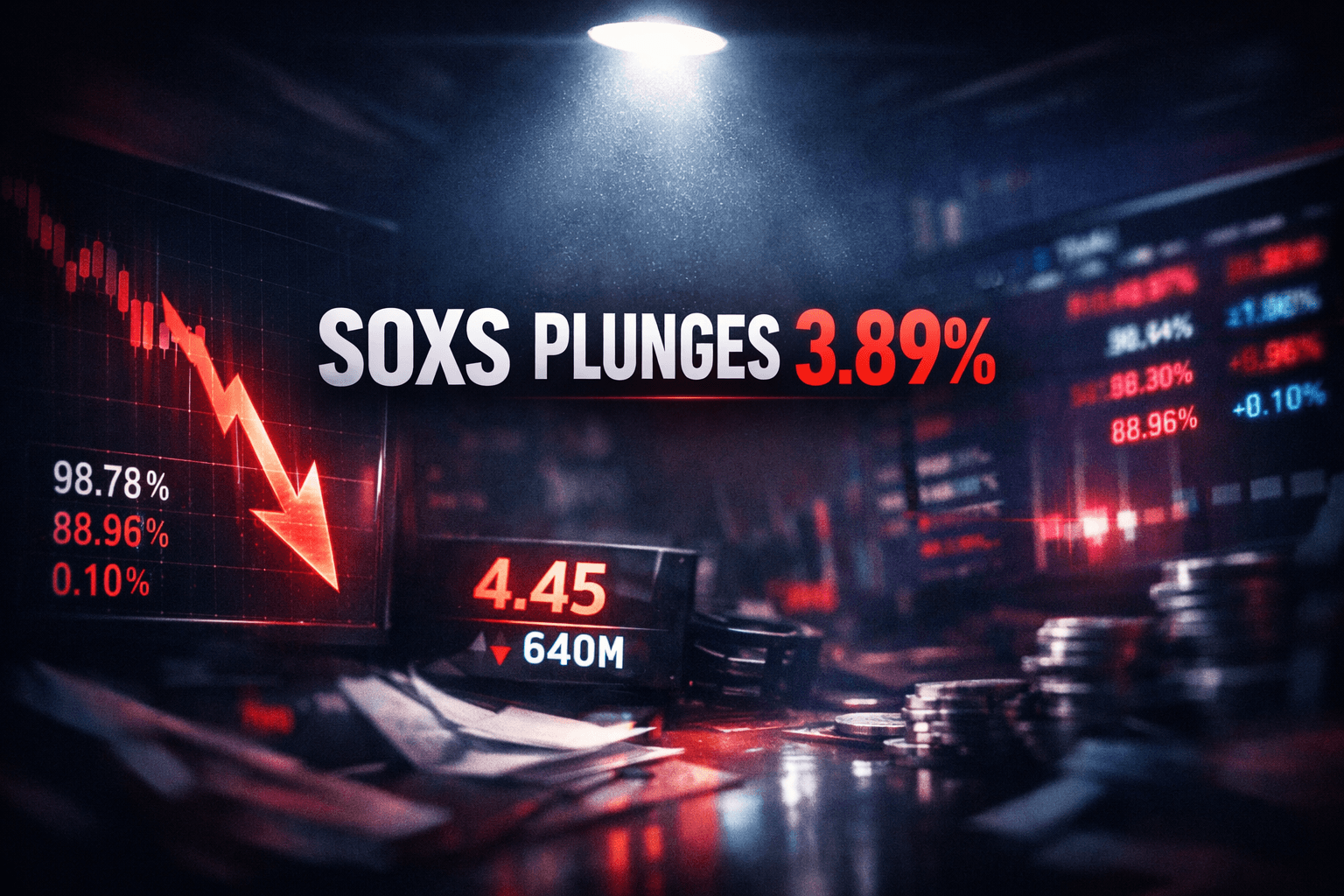 Soxs Falls -3.89% in Today's Trading - Jun 18