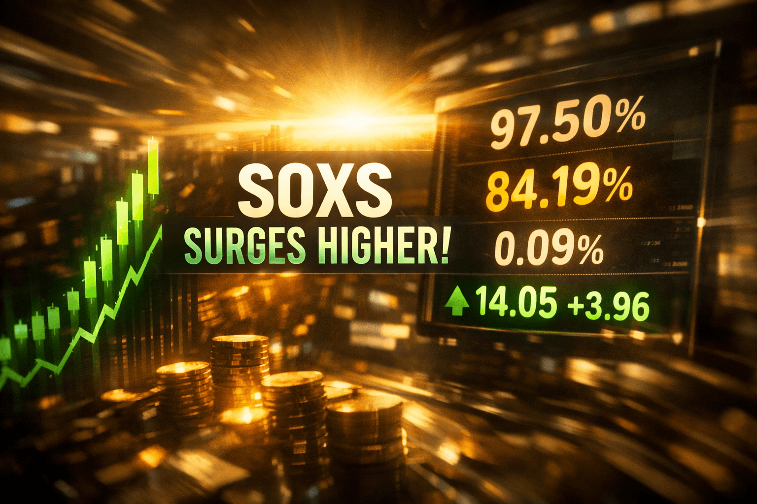 Soxs Rises +3.96% in Today's Trading - Apr 28