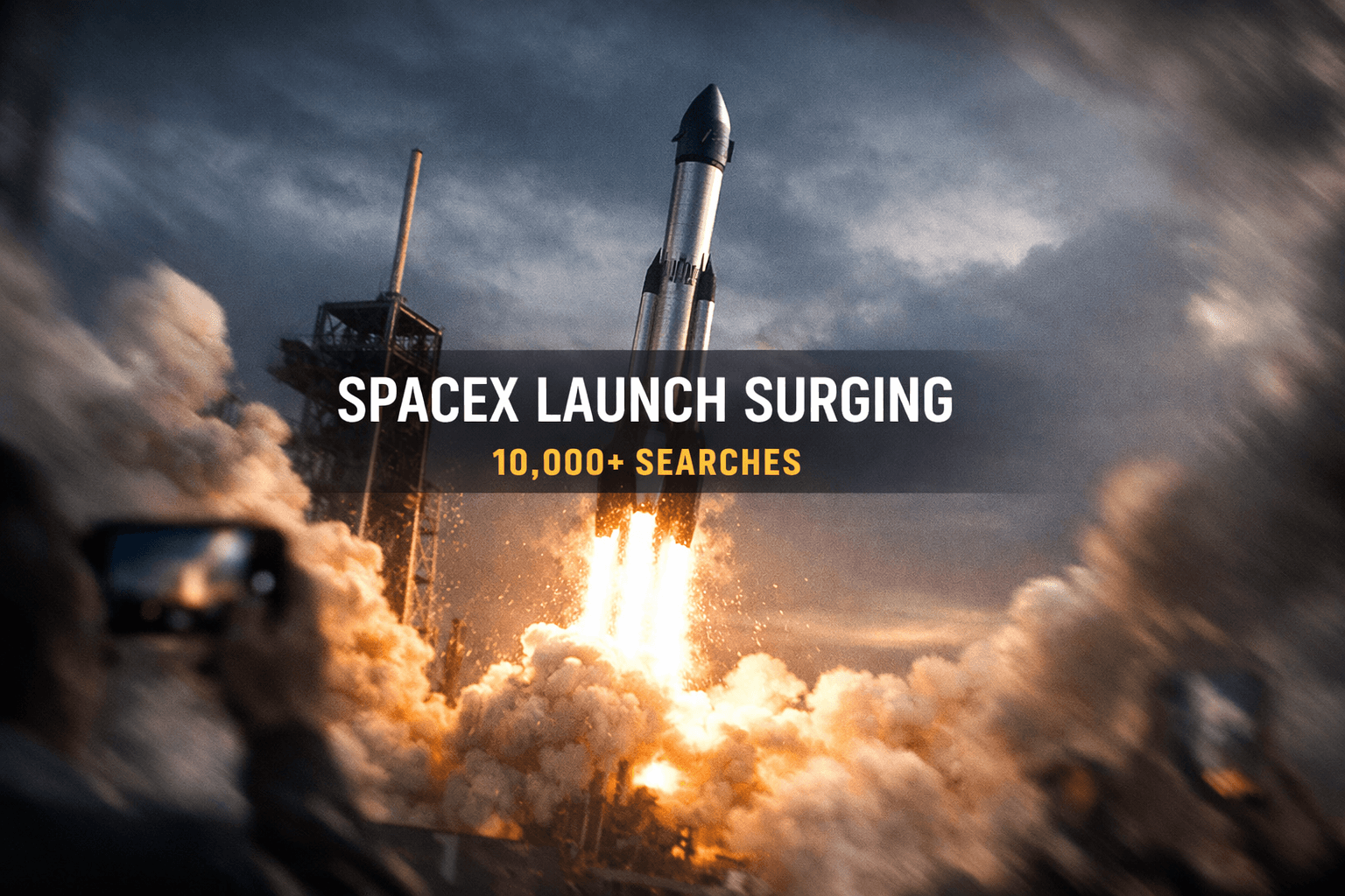 Spacex Launch Trending With 10.0k Searches - Apr 23