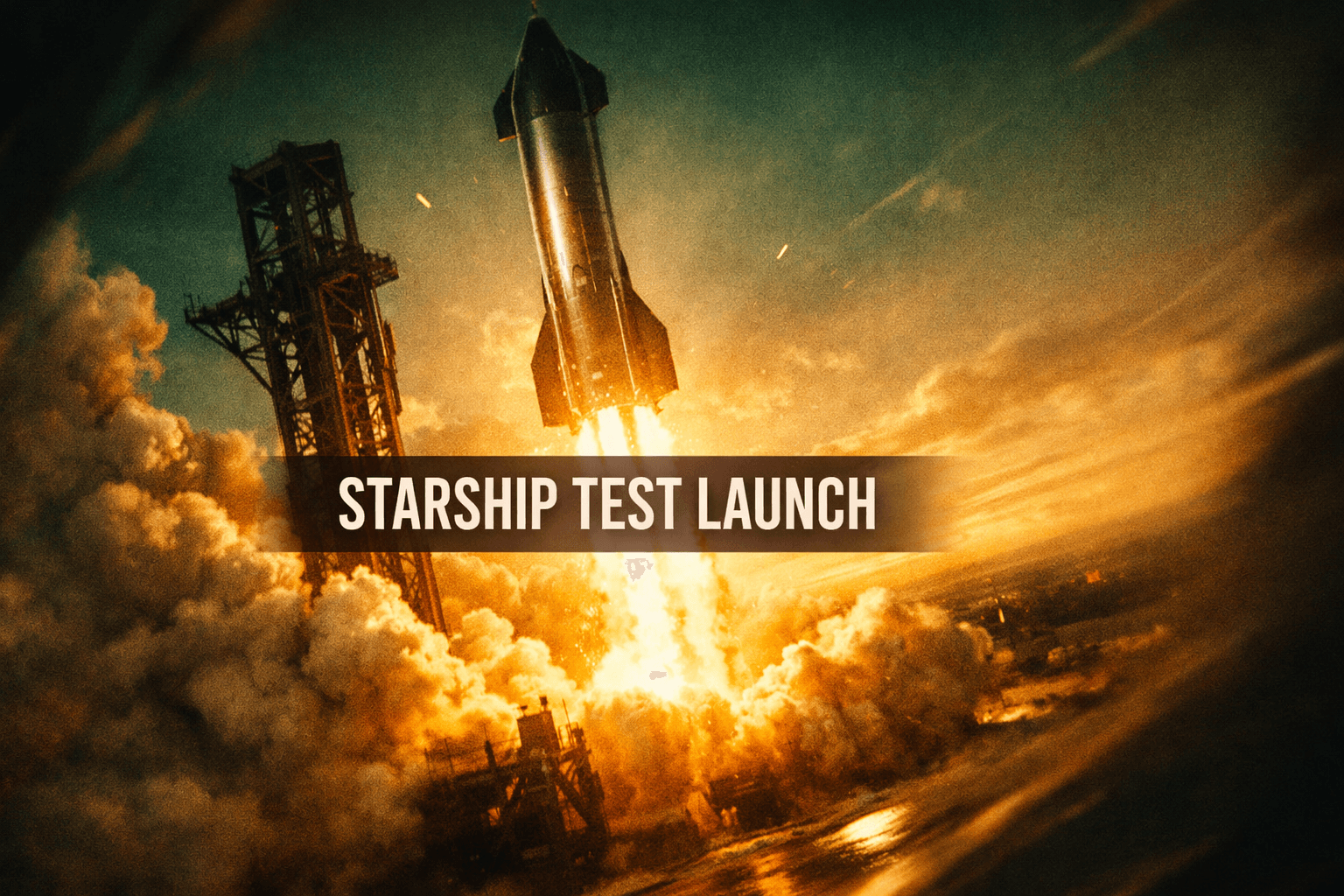 Spacex Launches Massive Starship Rocket - Jul 25