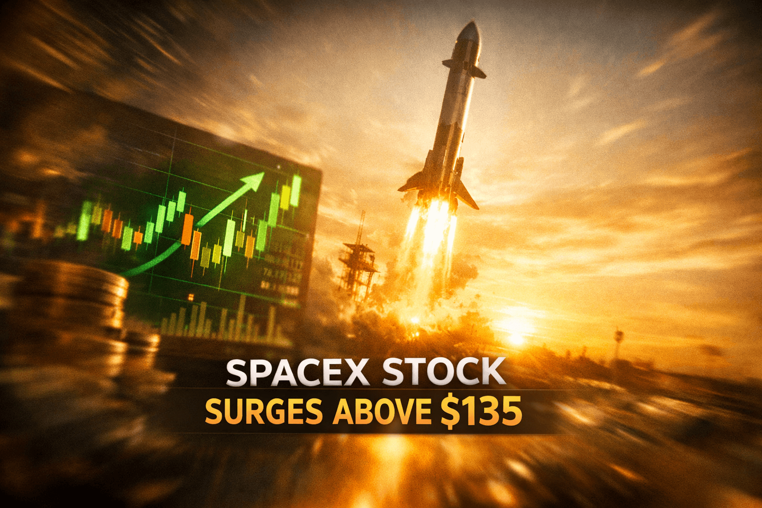 Spacex Stock Rebounds, Closing Above $135 - Aug 10
