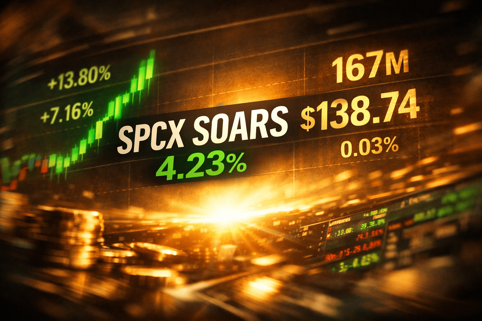 Spcx Rises +4.23% in Today's Trading - Aug 11