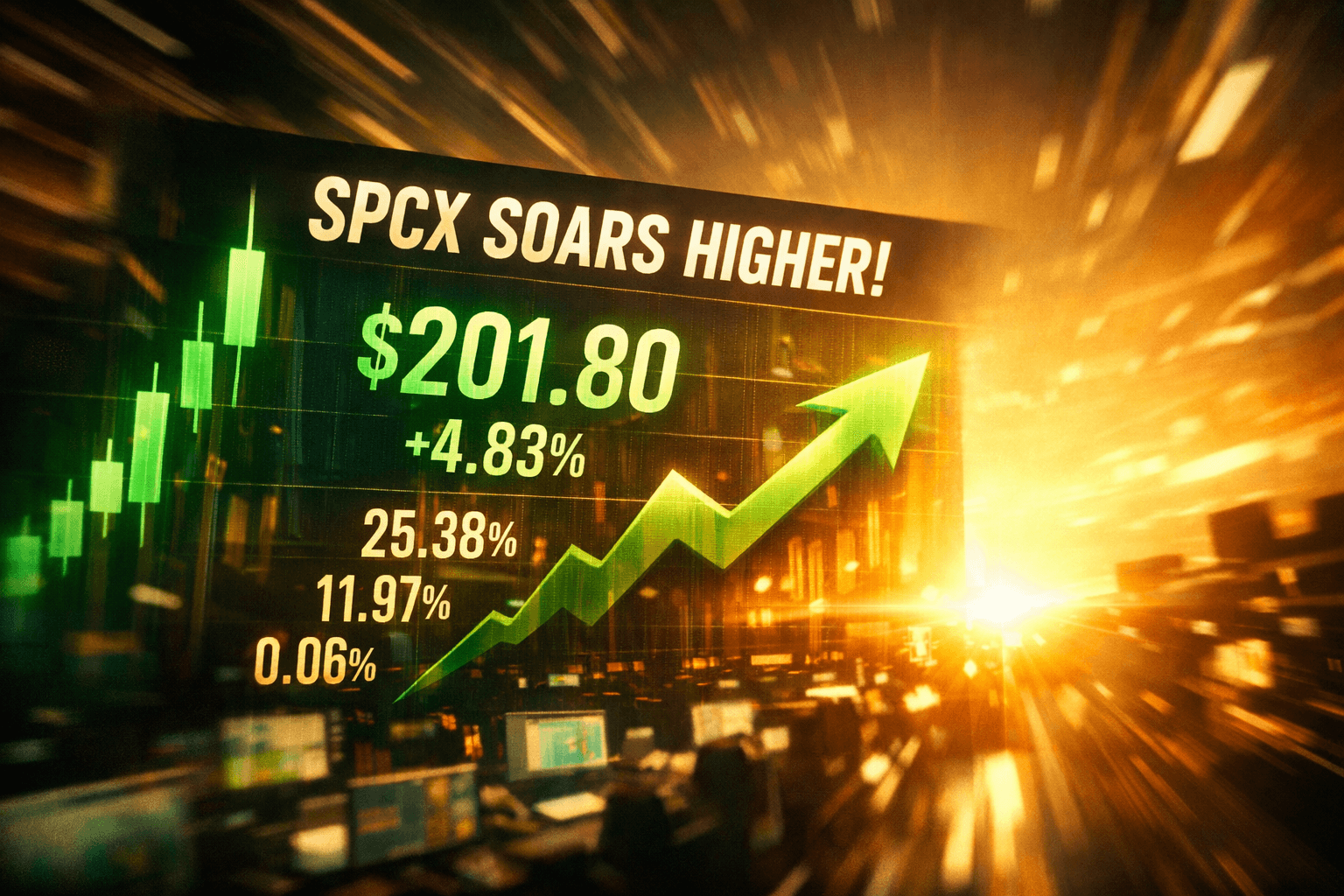 Spcx Rises +4.83% in Today's Trading - Jun 17