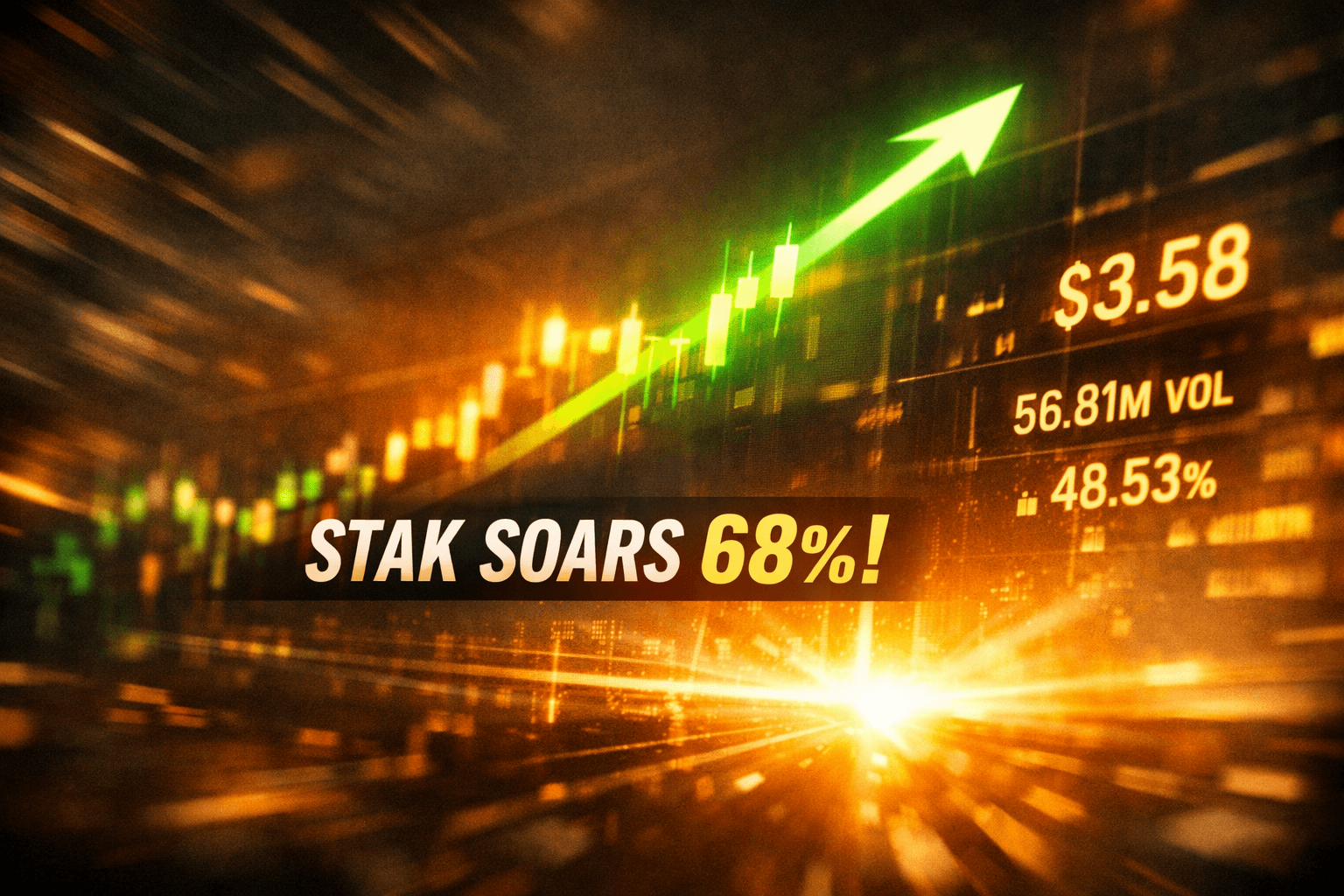 Stak Surges +68.08% in the Last Trading Day - Jul 18