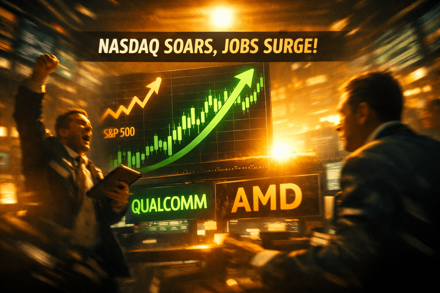 Stock Market Today: NASDAQ Soars, Qualcomm, AMD Jump - May 8