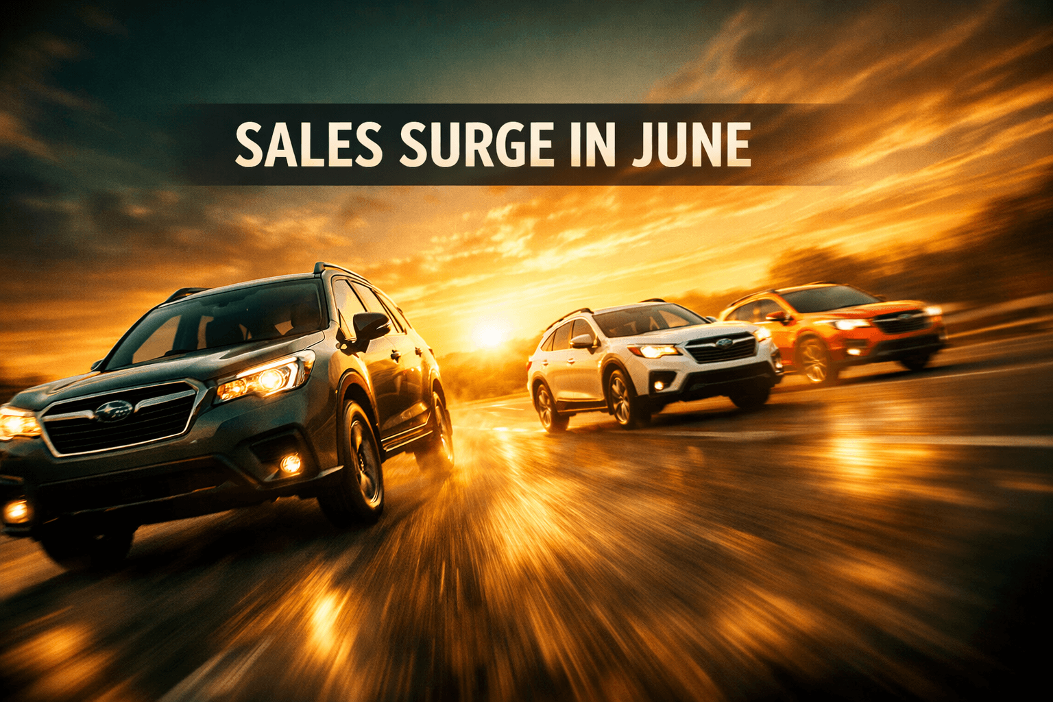 Subaru of America Reports June Sales Up 18.1 Percent - Jul 1