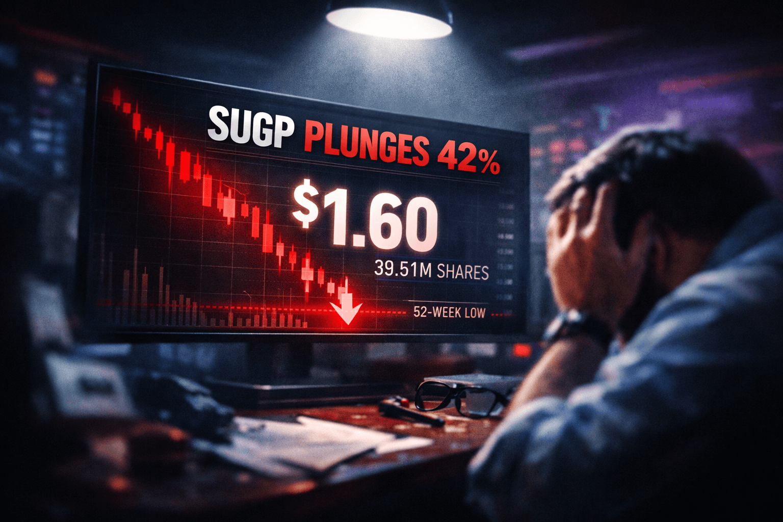 Sugp Drops -42.34% in the Last Trading Day - Aug 22