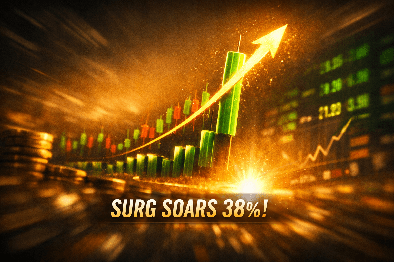 Surg Rises +38.08% in Today's Trading - Jul 4