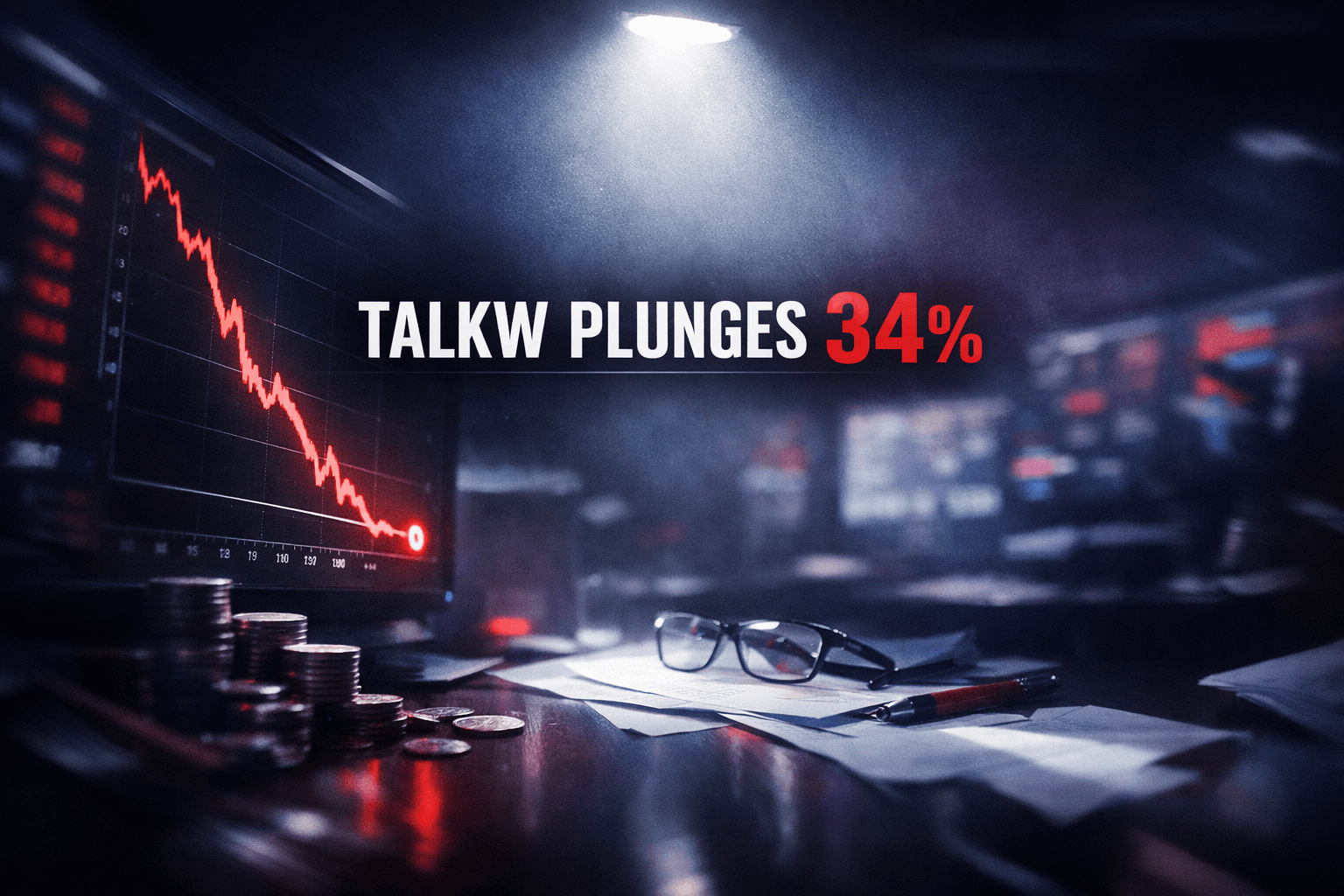 Talkw Drops -34.38% in the Last Trading Day - May 2