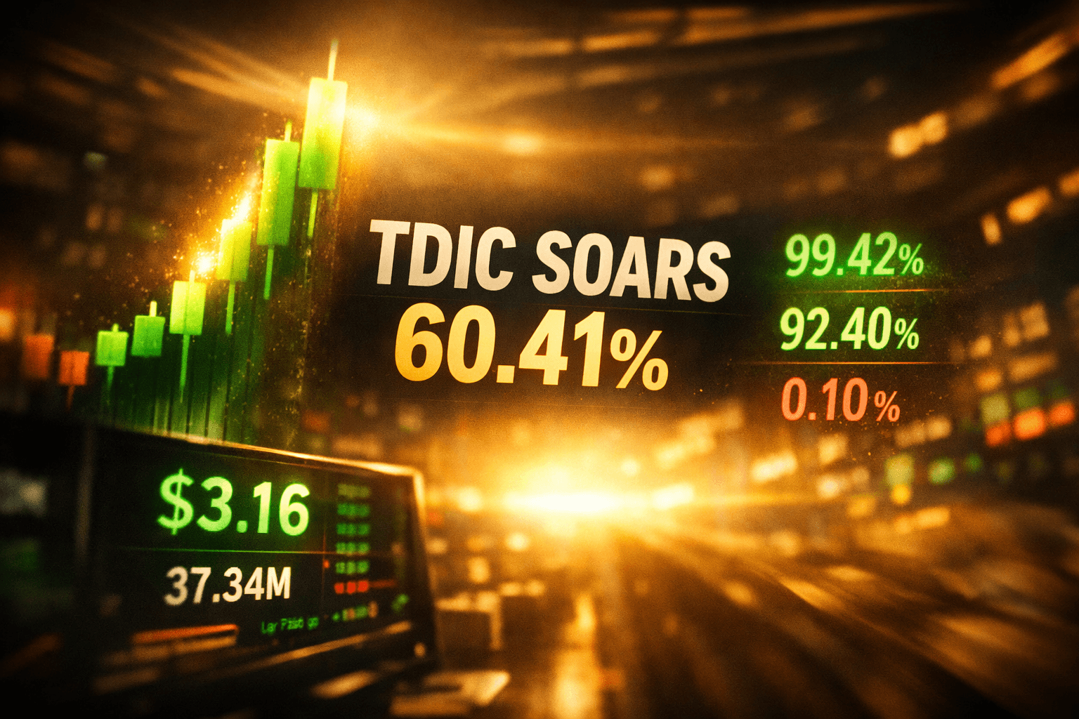 Tdic Surges +60.41% in the Last Trading Day - Sep 26