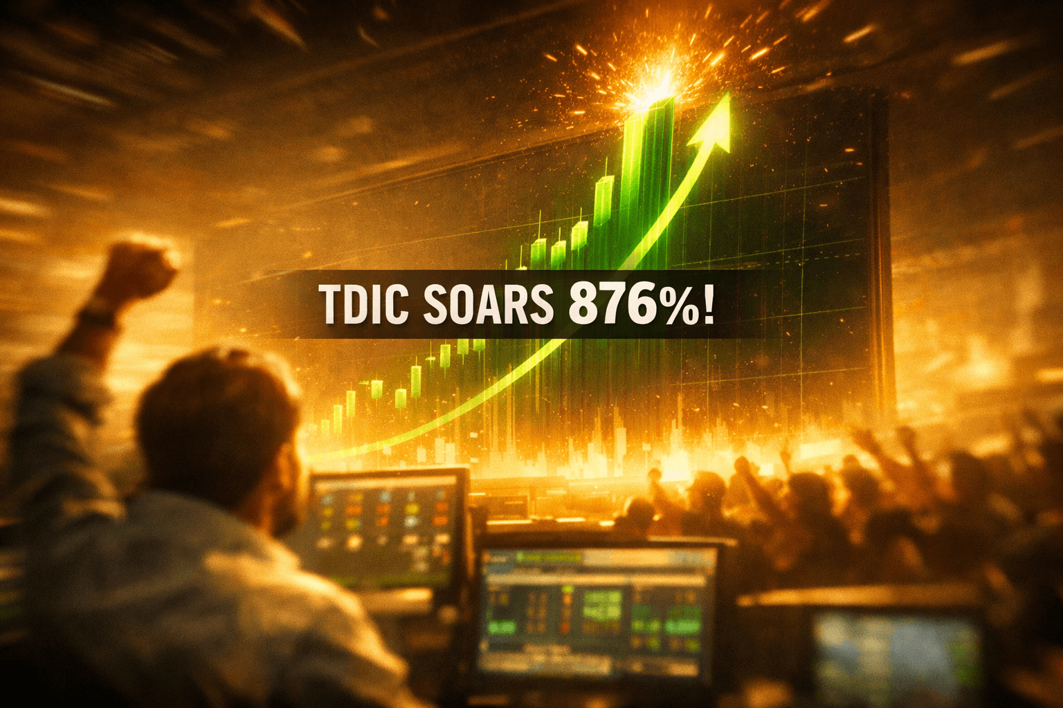 Tdic Surges +876.69% in Today's Trading - May 14