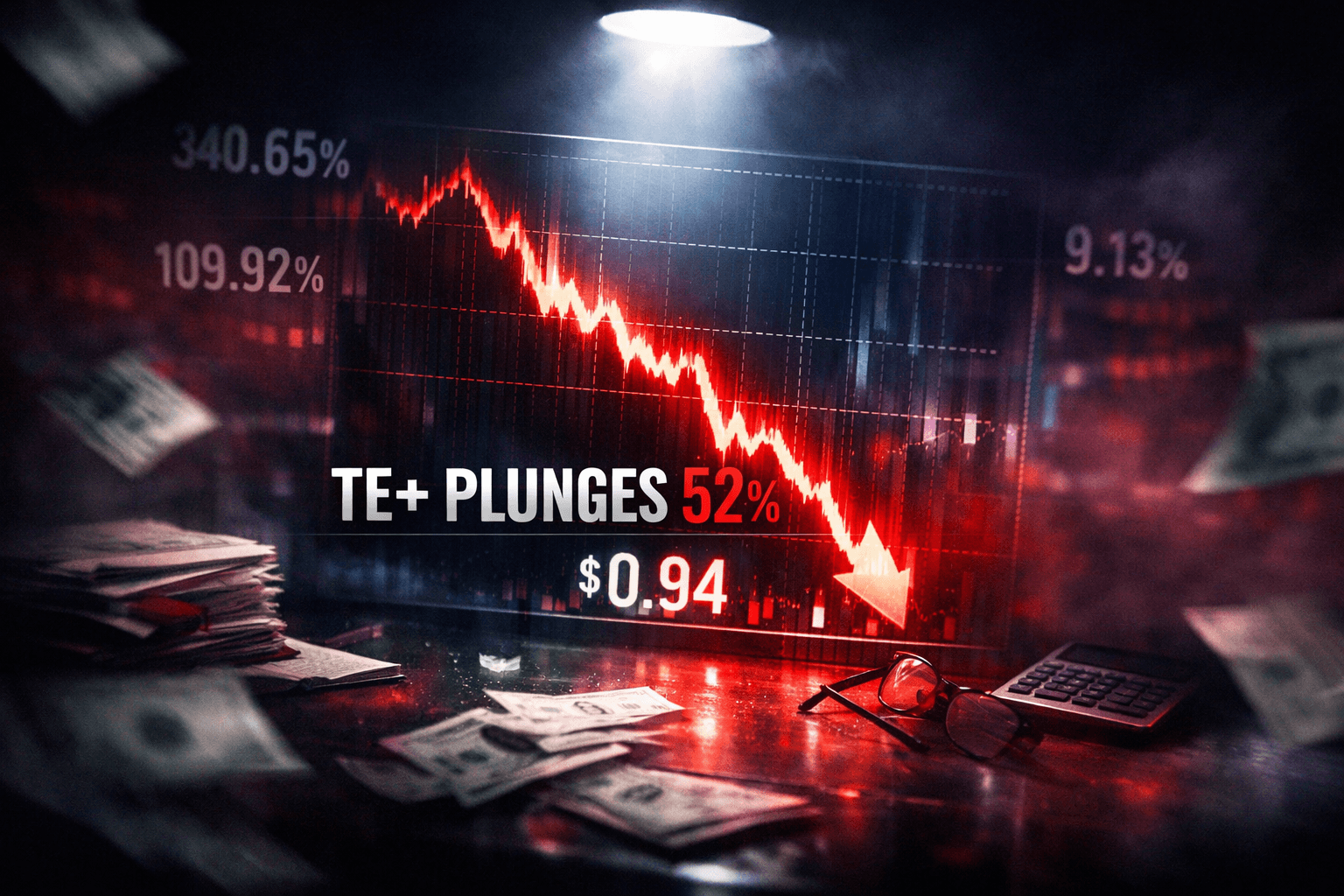 Te+ Drops -52.04% in the Last Trading Day - Jun 6