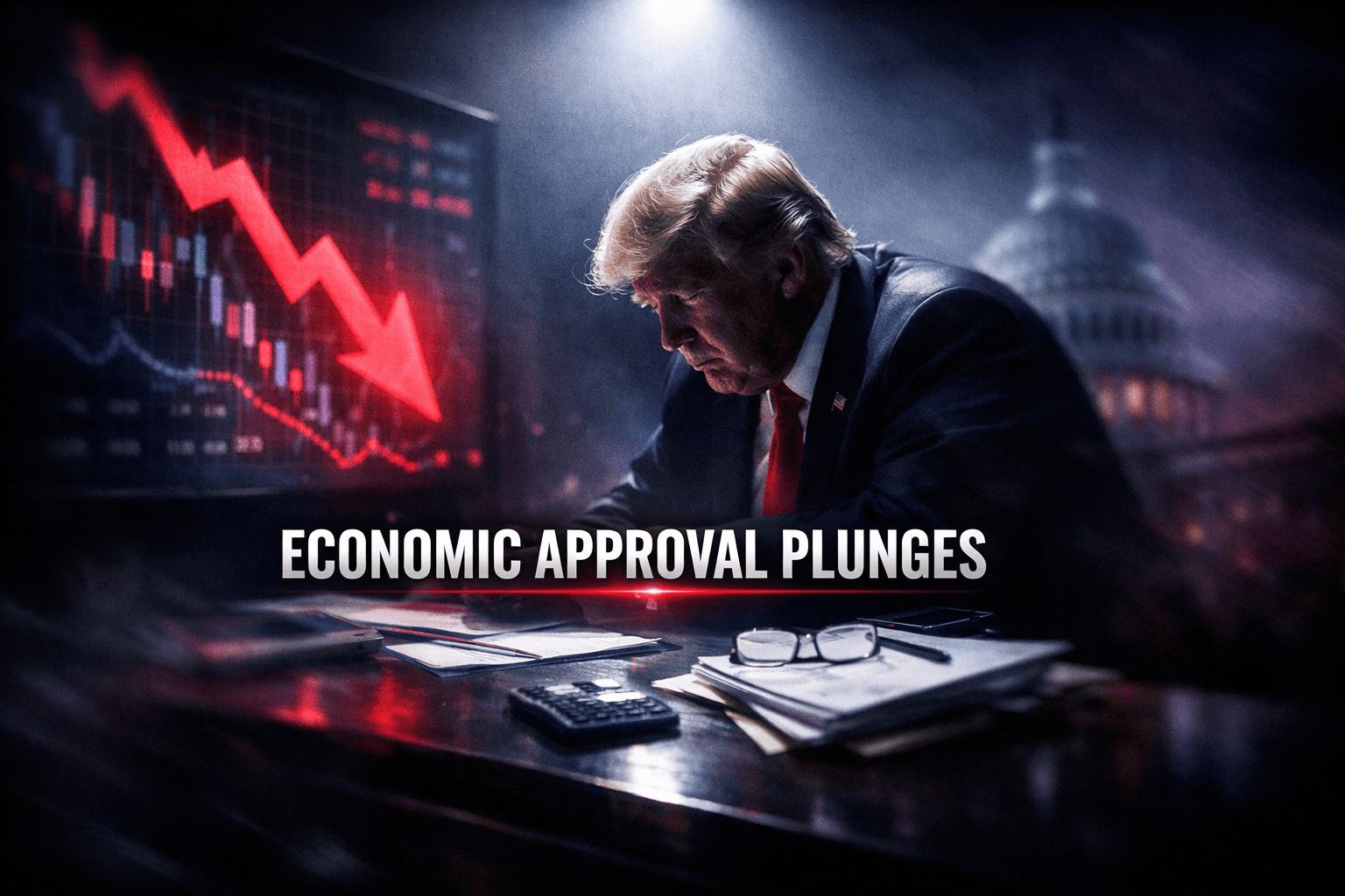 Trump's Economy Approval Rating Hits LOW - Oct 22