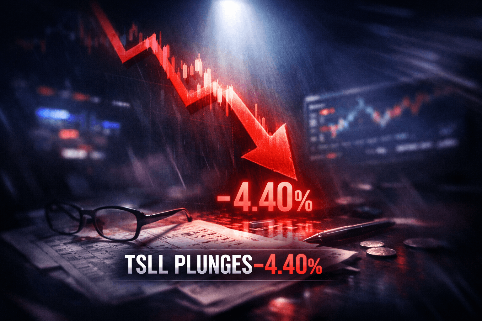 Tsll Falls -4.40% in Today's Trading - Apr 7