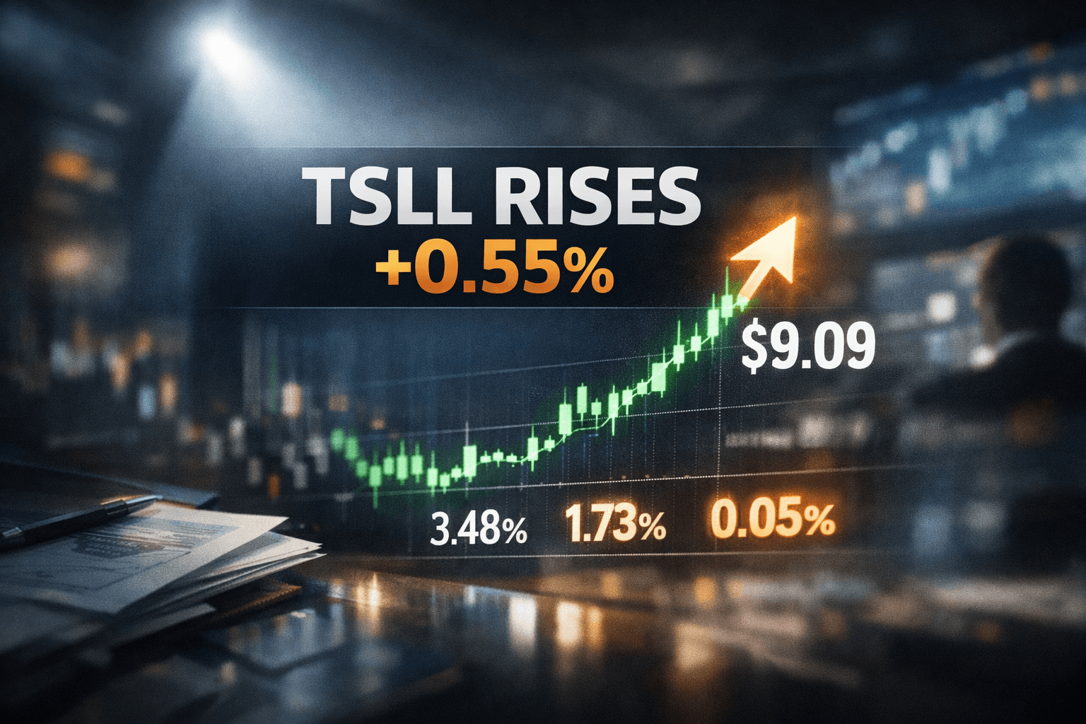 Tsll Rises +0.55% in Today's Trading - Aug 26