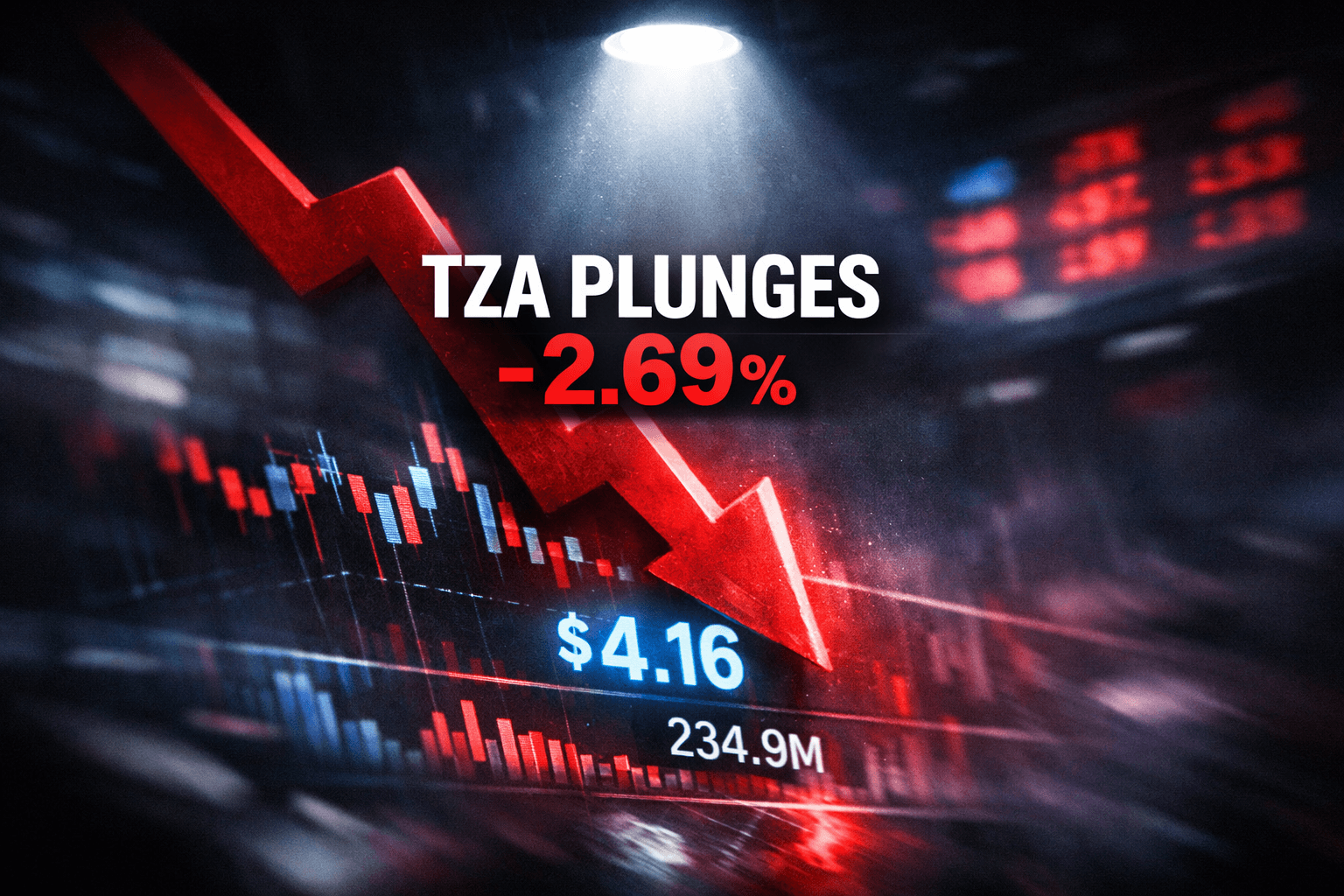 Tza -2.69% Falls in Today's Trading - Jun 15