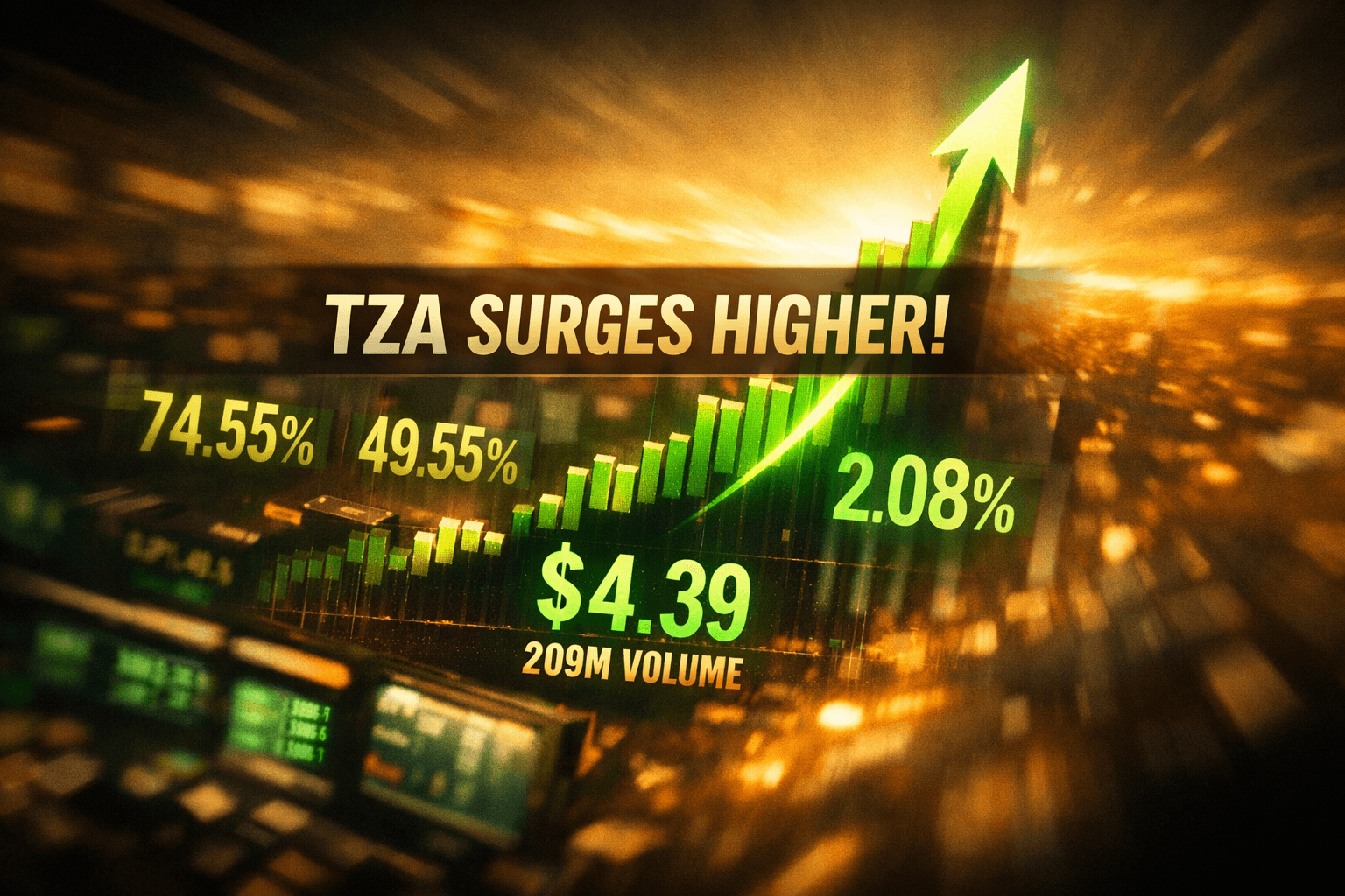 Tza Rises +1.39% in Today's Trading - Jun 2