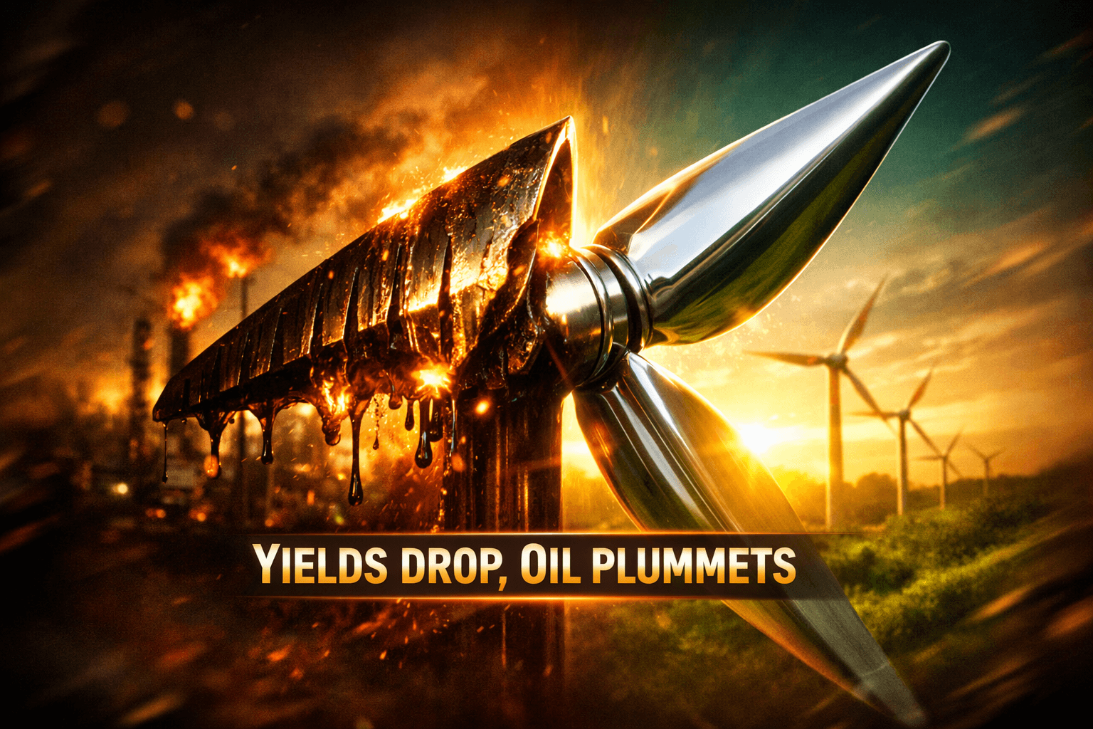 US.S. Treasury Yields Fall as Oil Prices Plunge - Aug 3