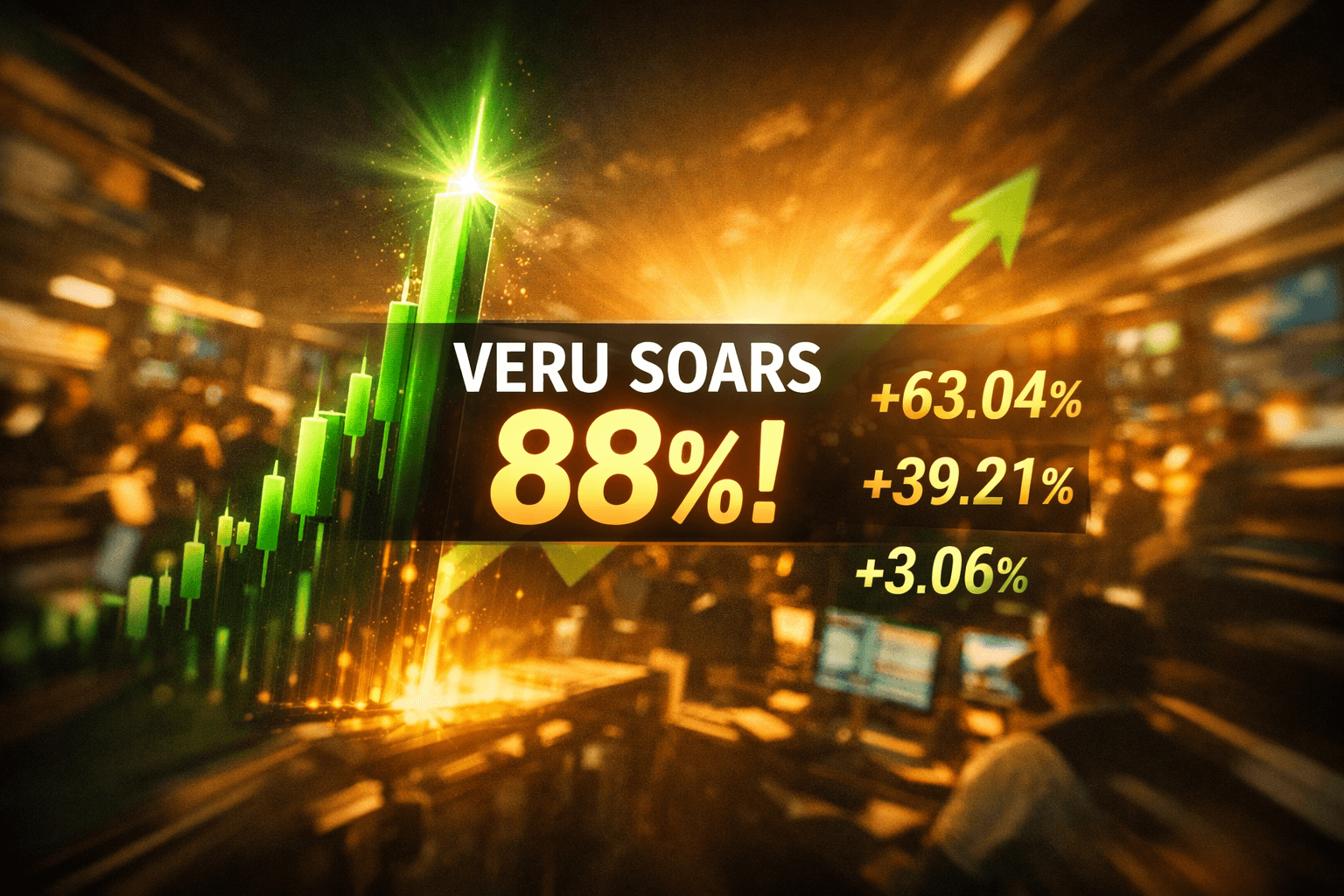 Veru Surges +88.00% in the Last Trading Day - Jun 6