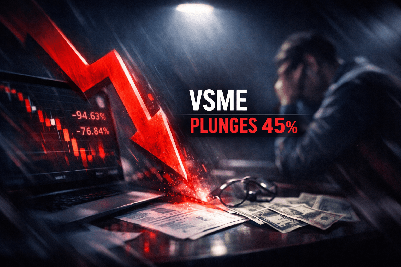 Vsme Drops -45.85% in Today's Trading - Jun 13