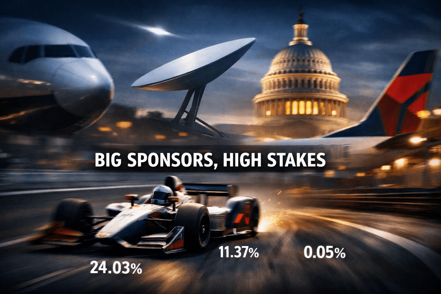 Washington Indycar Race Draws Boeing Starlink Delta - Aug 21