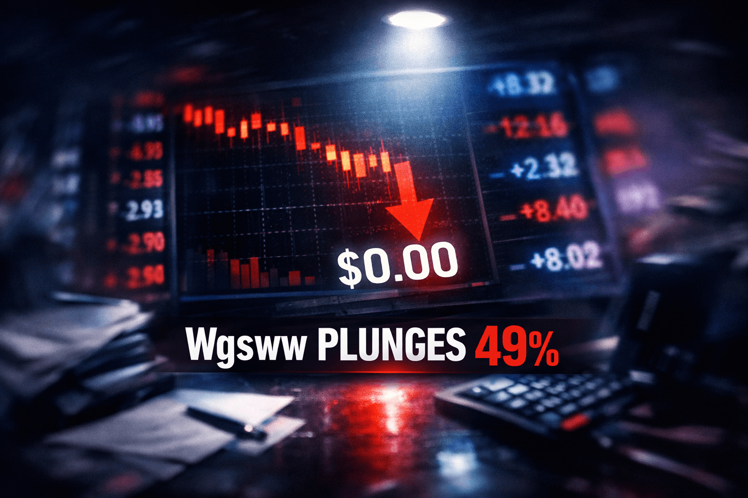 Wgsww Drops -49.12% in the Last Trading Day - May 16