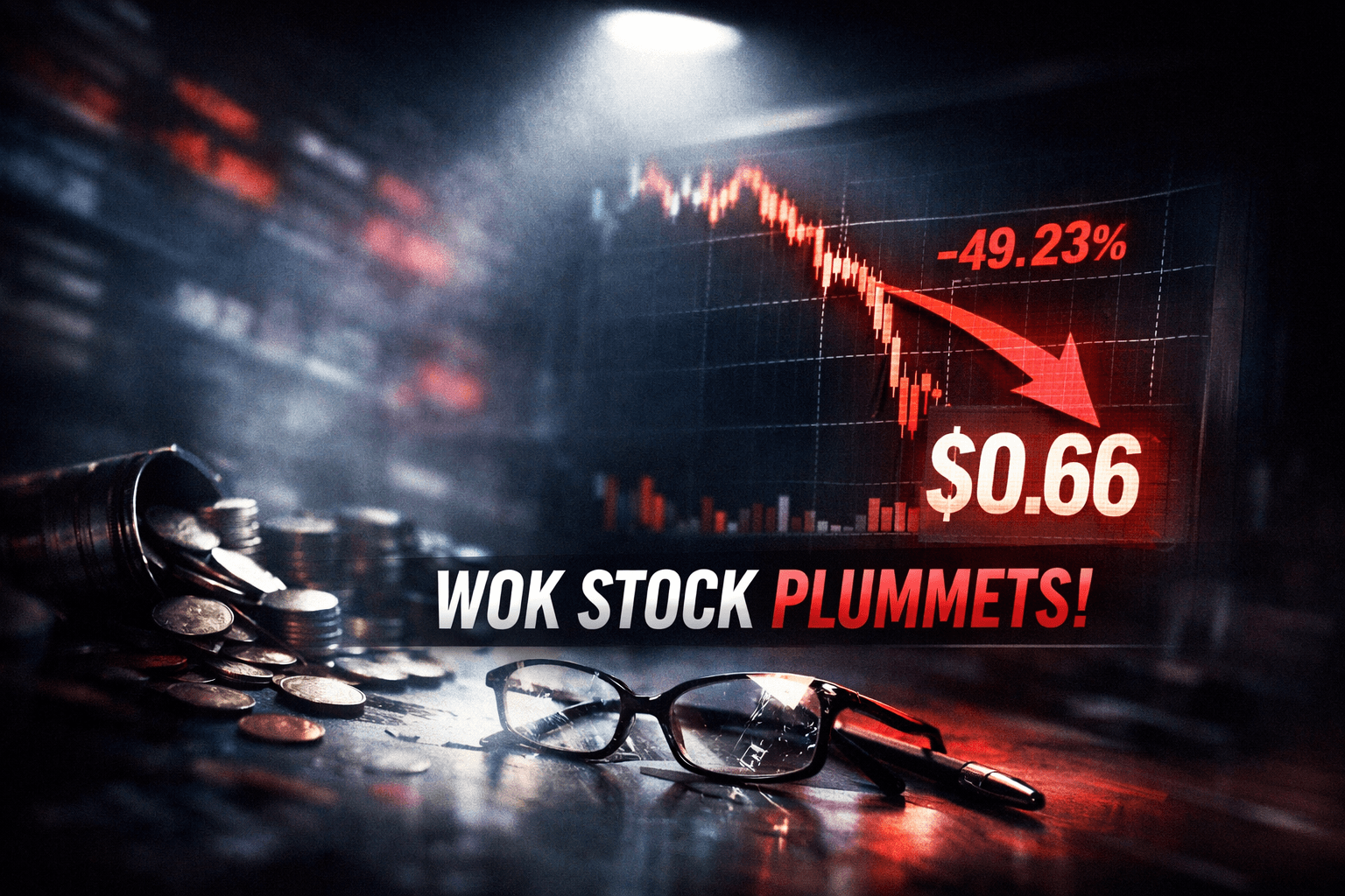 Wok Drops -49.23% in the Last Trading Day - May 16
